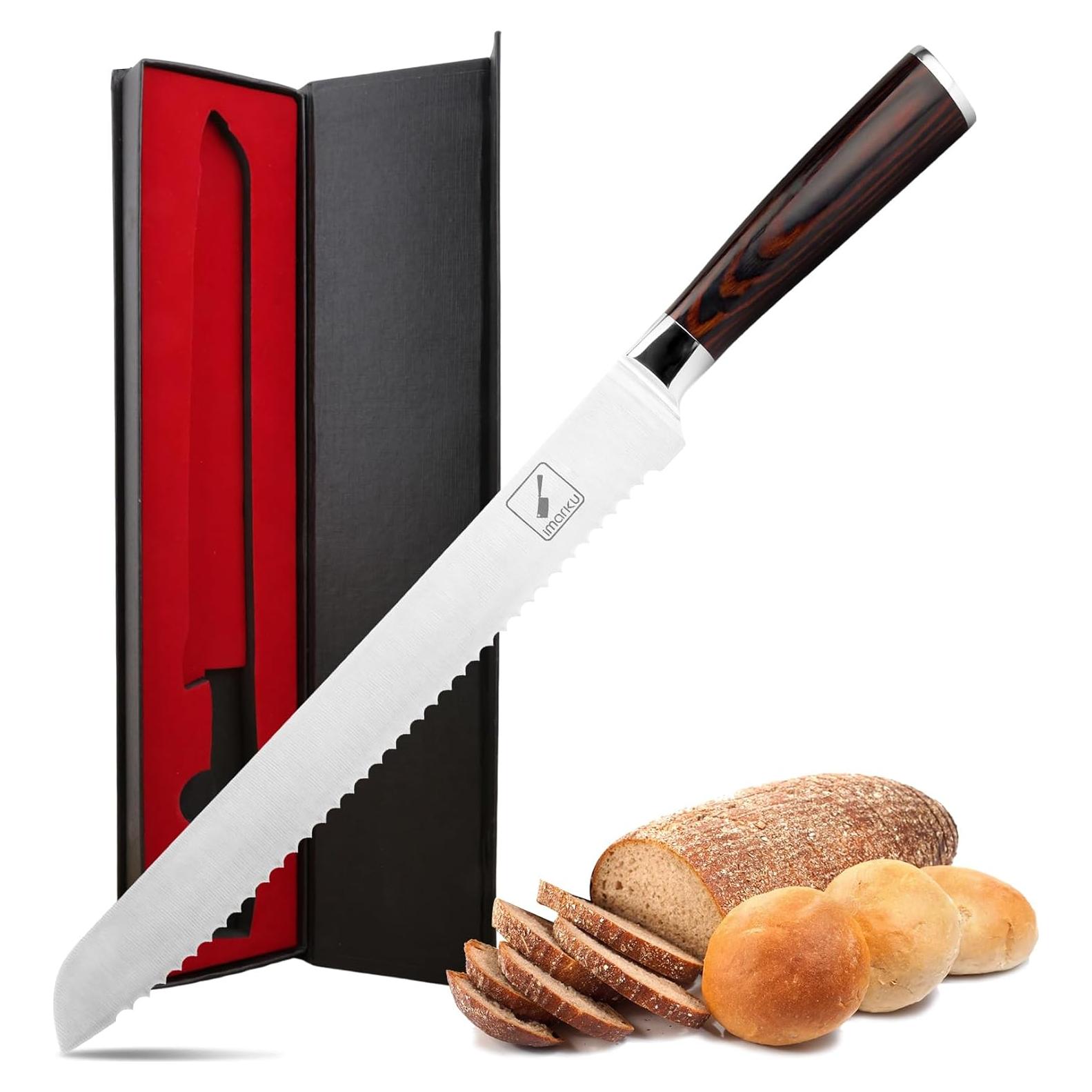 Cuchillo de Pan Serrado imarku 25.4 cm Acero Inoxidable