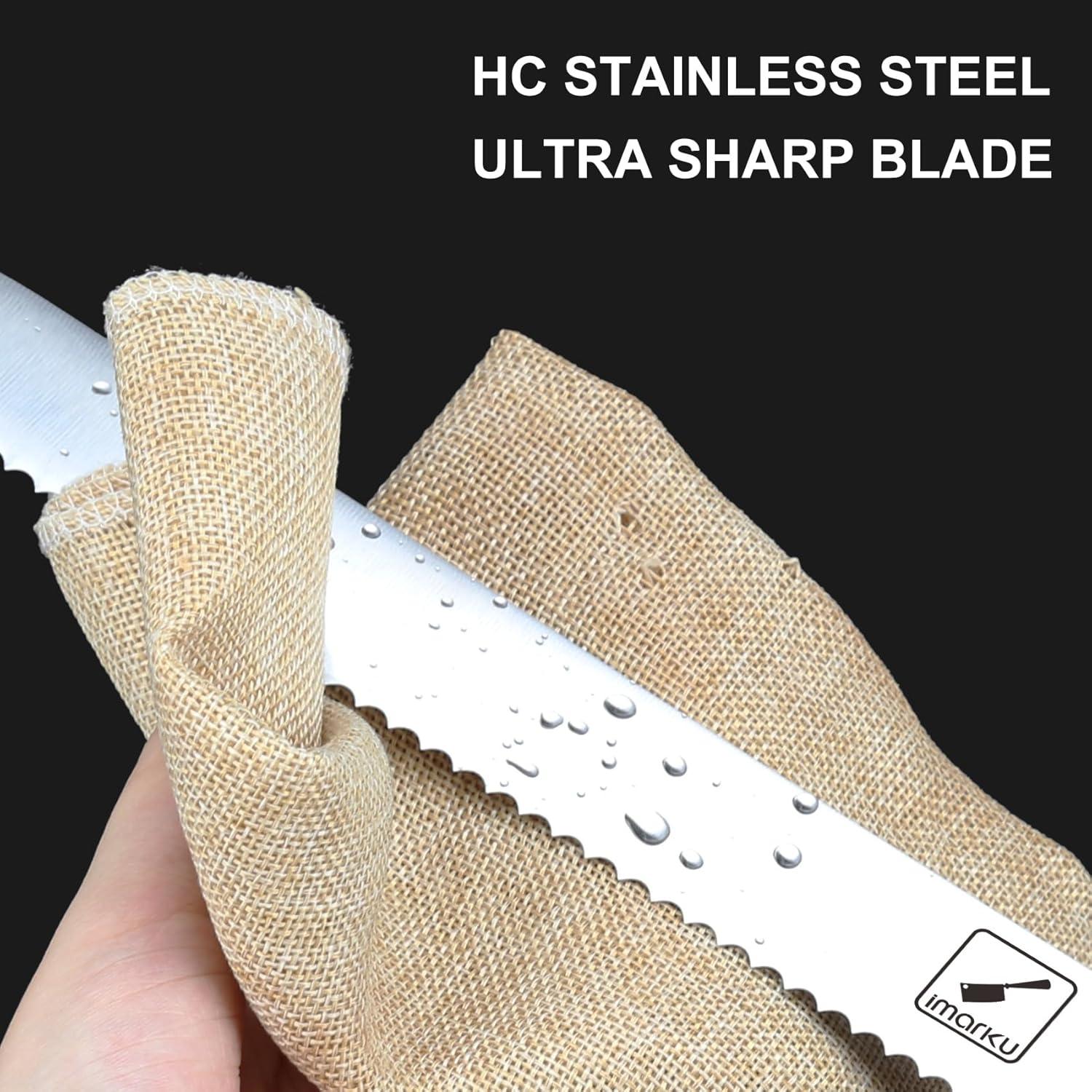 Cuchillo de Pan Serrado imarku 25.4 cm Acero Inoxidable