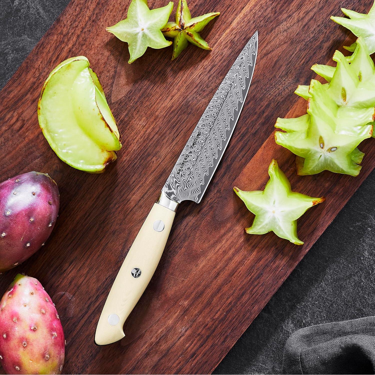 Cuchillo de Utilidad ZWILLING Kramer Cumulus 12.7 cm Damasco