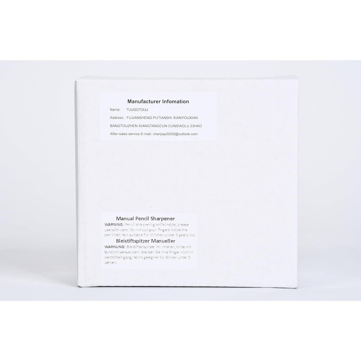 Sacapuntas Manual Ajustable TUUGOTOUU Azul 5 Grosores