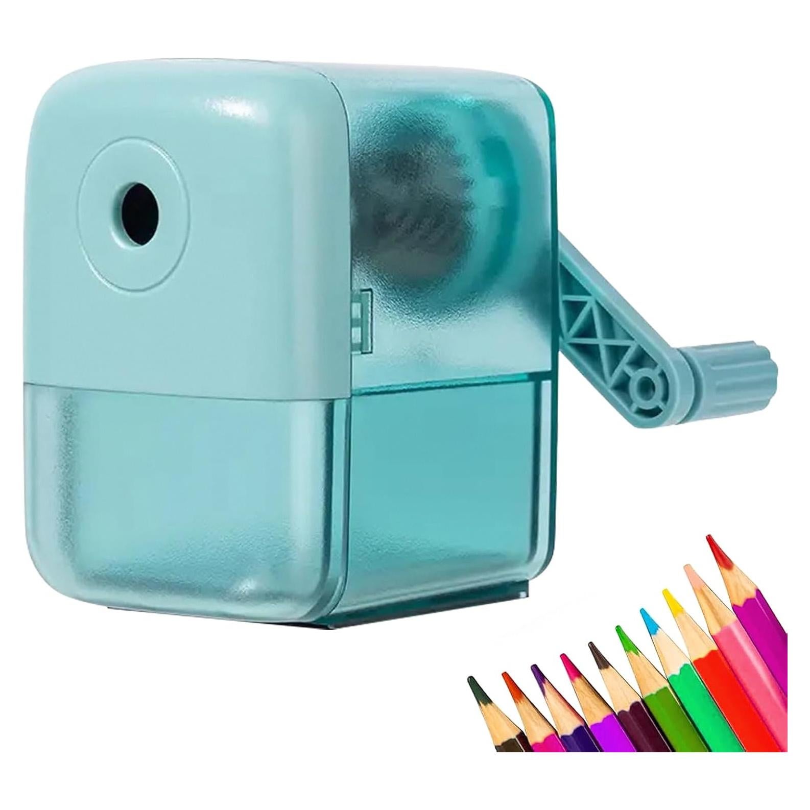 Sacapuntas Manual ZQS X60 Verde para Lápices 6.5-8 mm