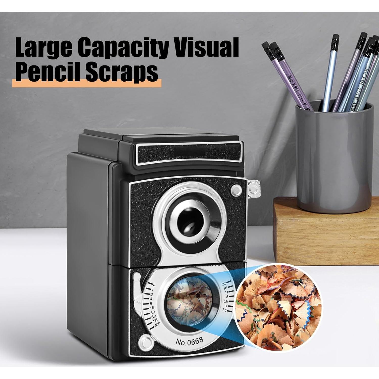 Sacapuntas Manual Muxdilu con Punta Ajustable para Lápices