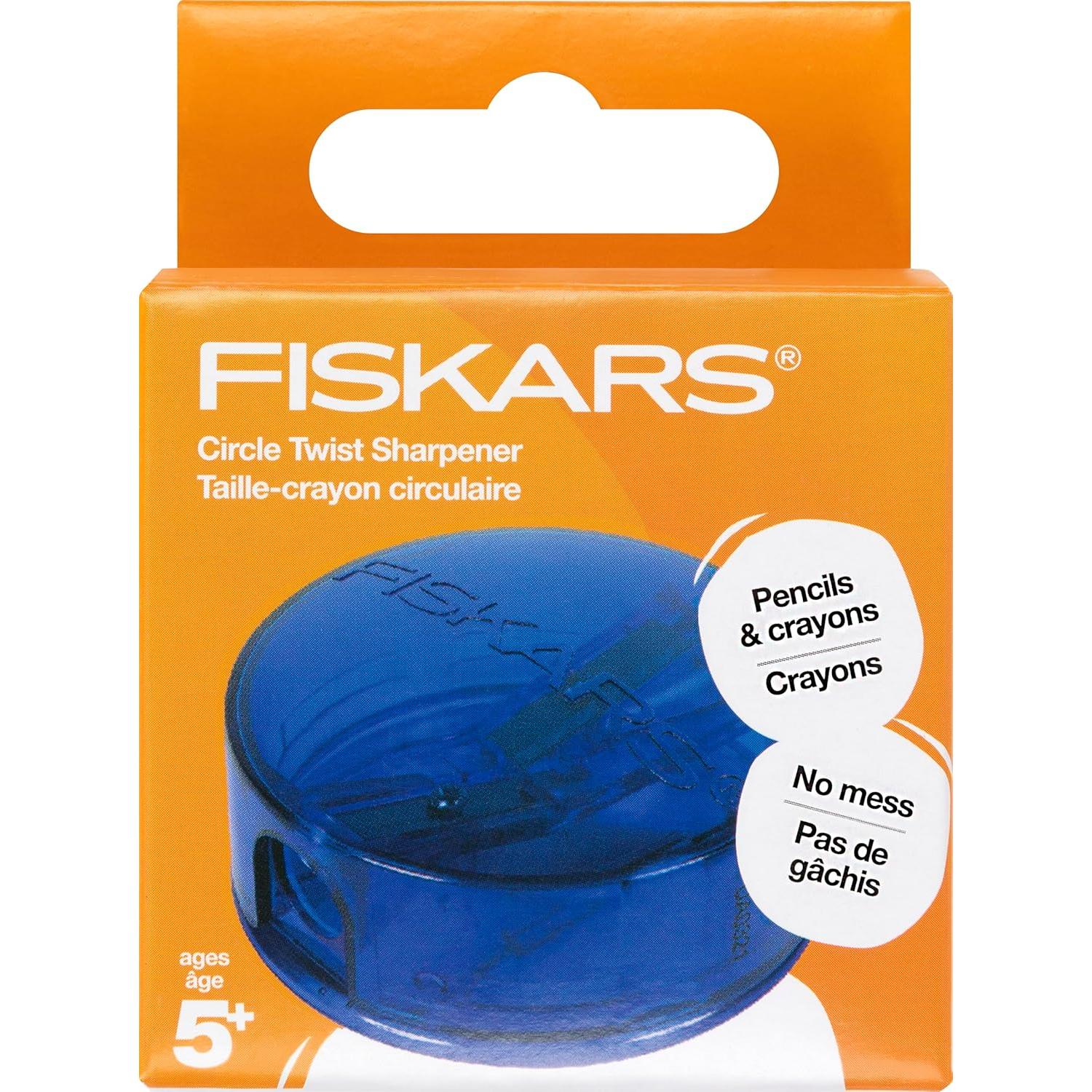 Afilador de Lápiz Fiskars Circle Twist - Colores Variados