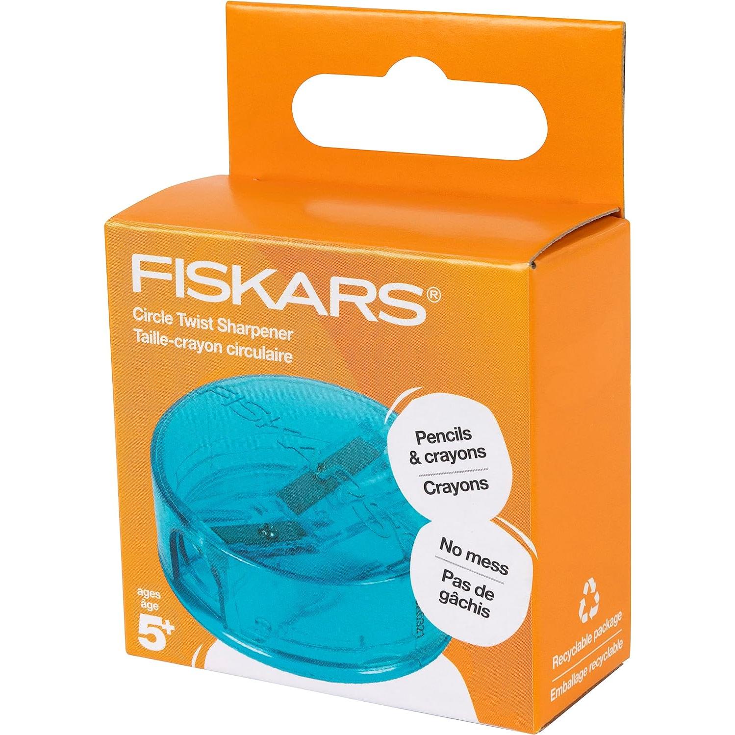 Afilador de Lápiz Fiskars Circle Twist - Colores Variados