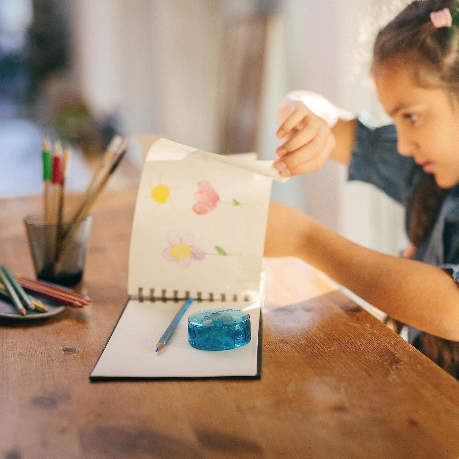 Afilador de Lápiz Fiskars Circle Twist - Colores Variados