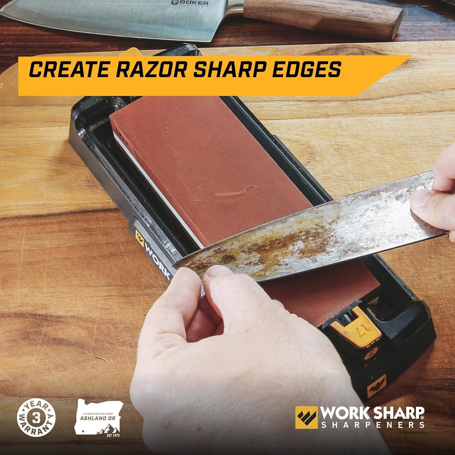 Afilador de Cuchillos Work Sharp WSBCHWHT - Piedra 1000/6000