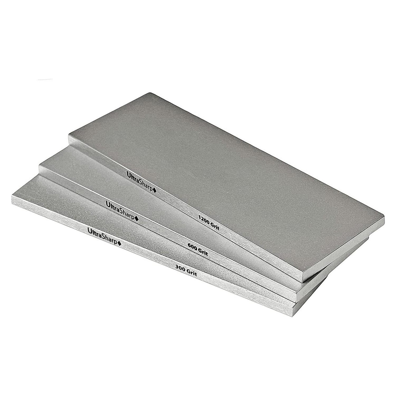 Juego de Piedras de Afilar Ultrasharp 20.3x7.6 cm Grano 300/600/1200