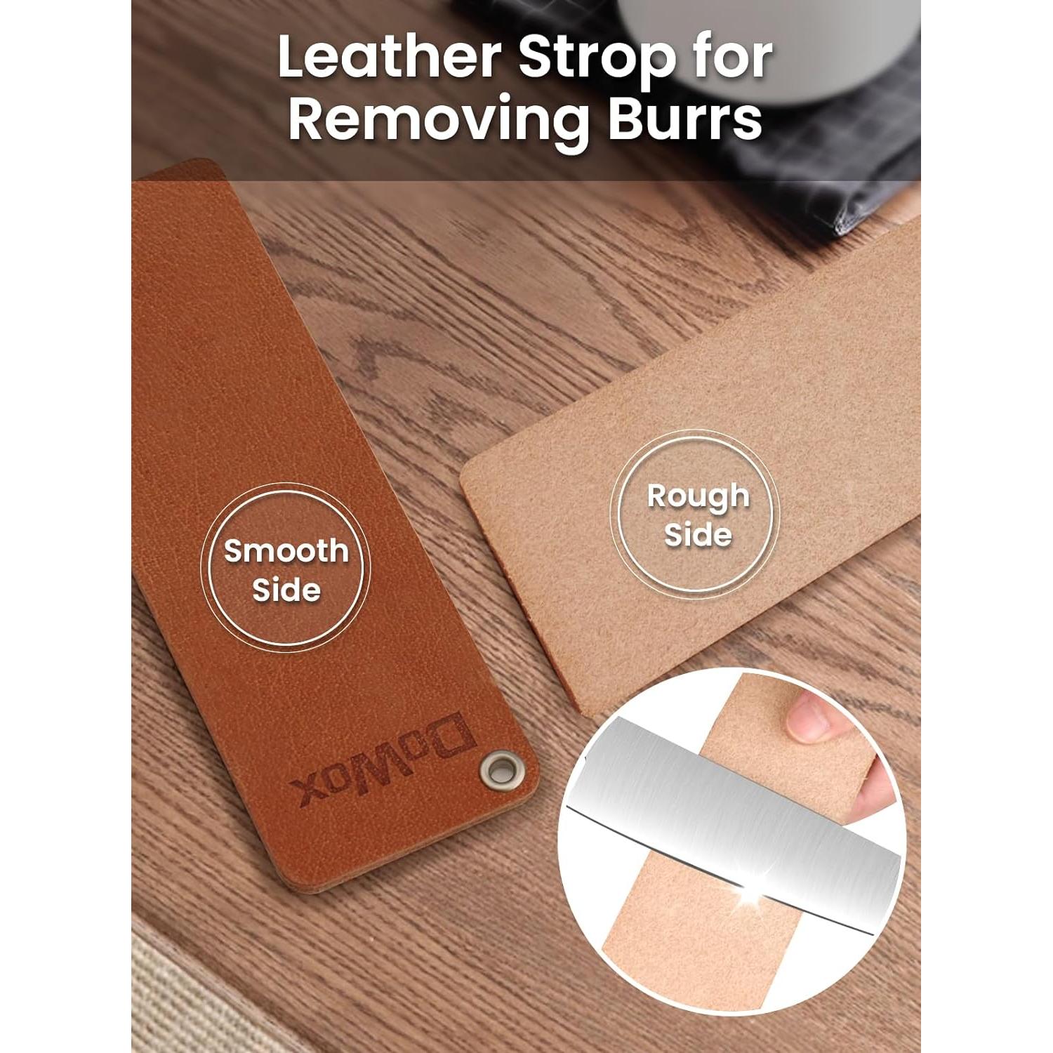 Kit Afilador de Cuchillos DOWOX 4 en 1 con Piedra de Diamante