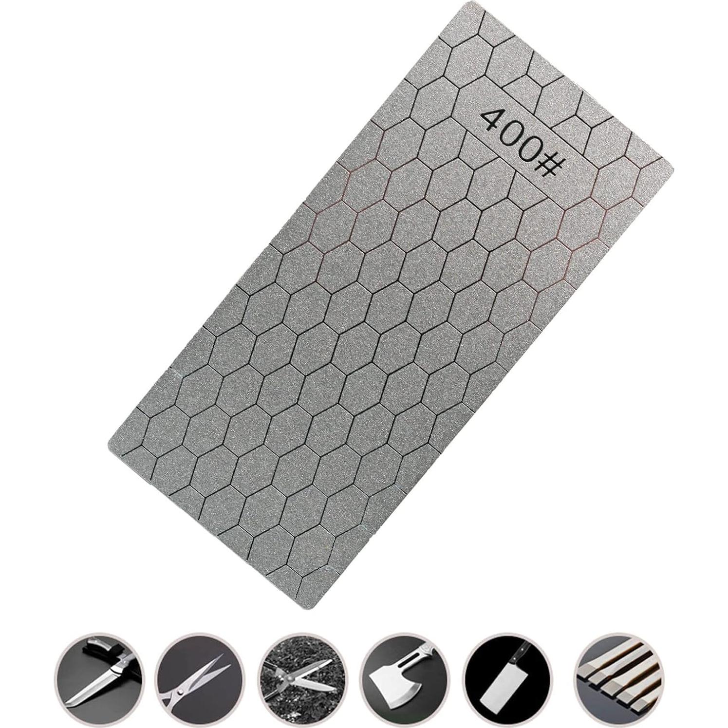 Juego de 4 Piezas de Piedra de Afilar Diamante 400/600/1000/1200