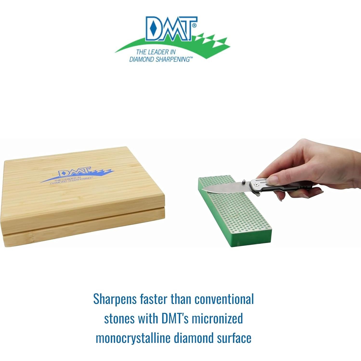 Kit de Afilado de Cuchillos DMT W6EFC con 3 Piedras de 15.24 cm