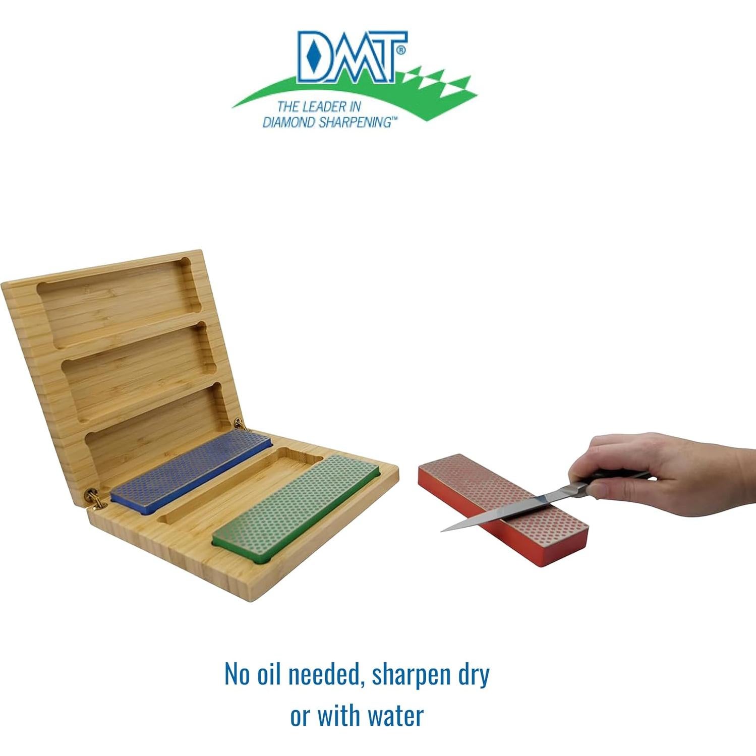 Kit de Afilado de Cuchillos DMT W6EFC con 3 Piedras de 15.24 cm