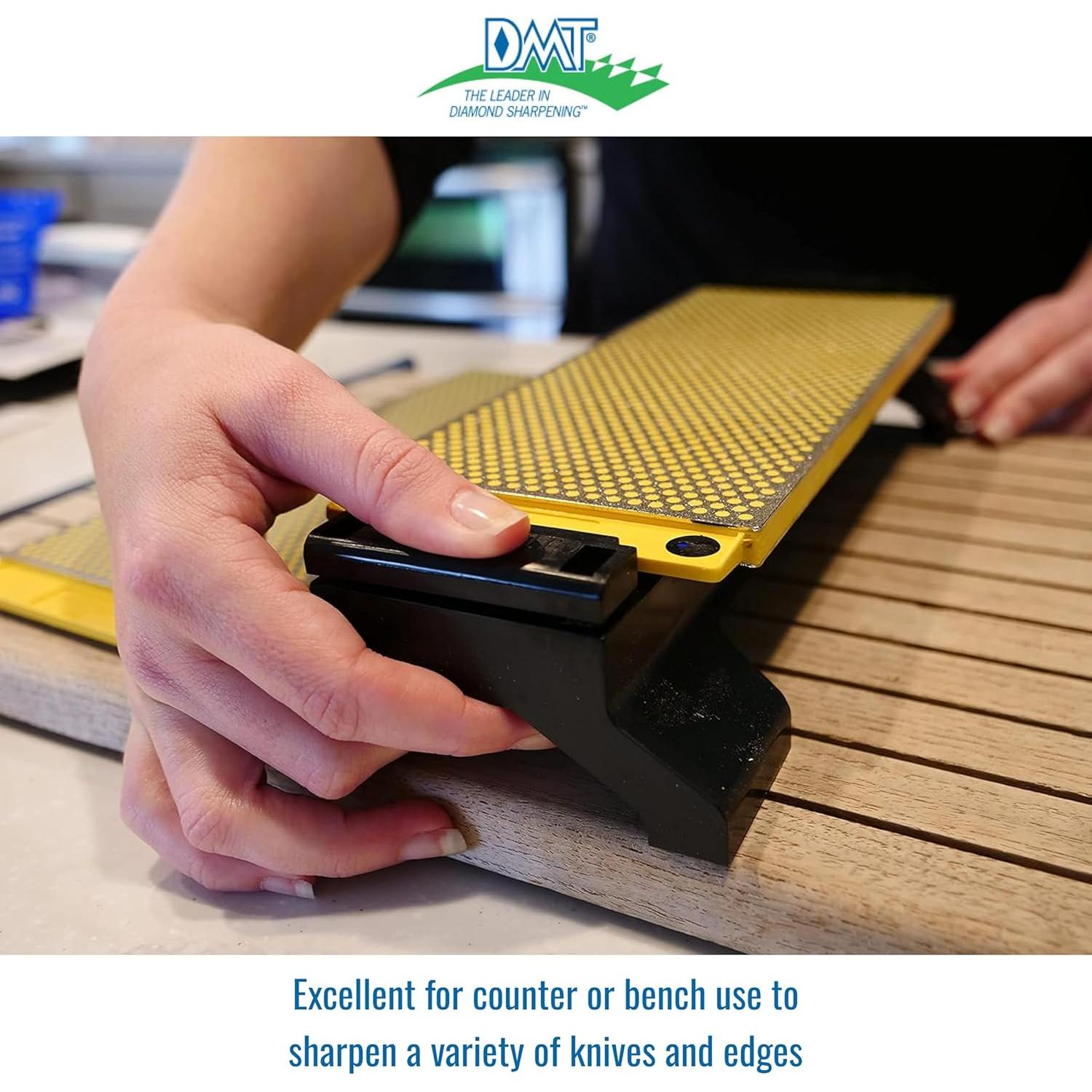 Piedra de Afilado DMT DuoSharp 8" Fino/Grueso con Base