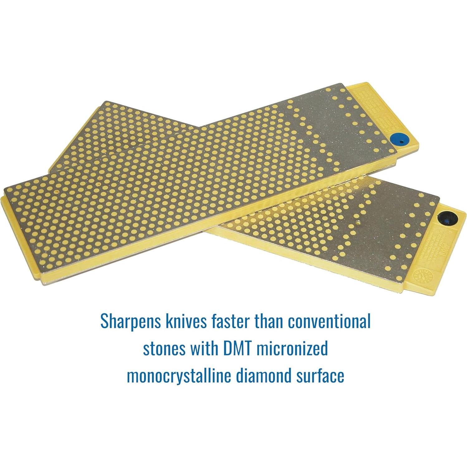 Piedra de Afilado DMT DuoSharp 8" Fino/Grueso con Base