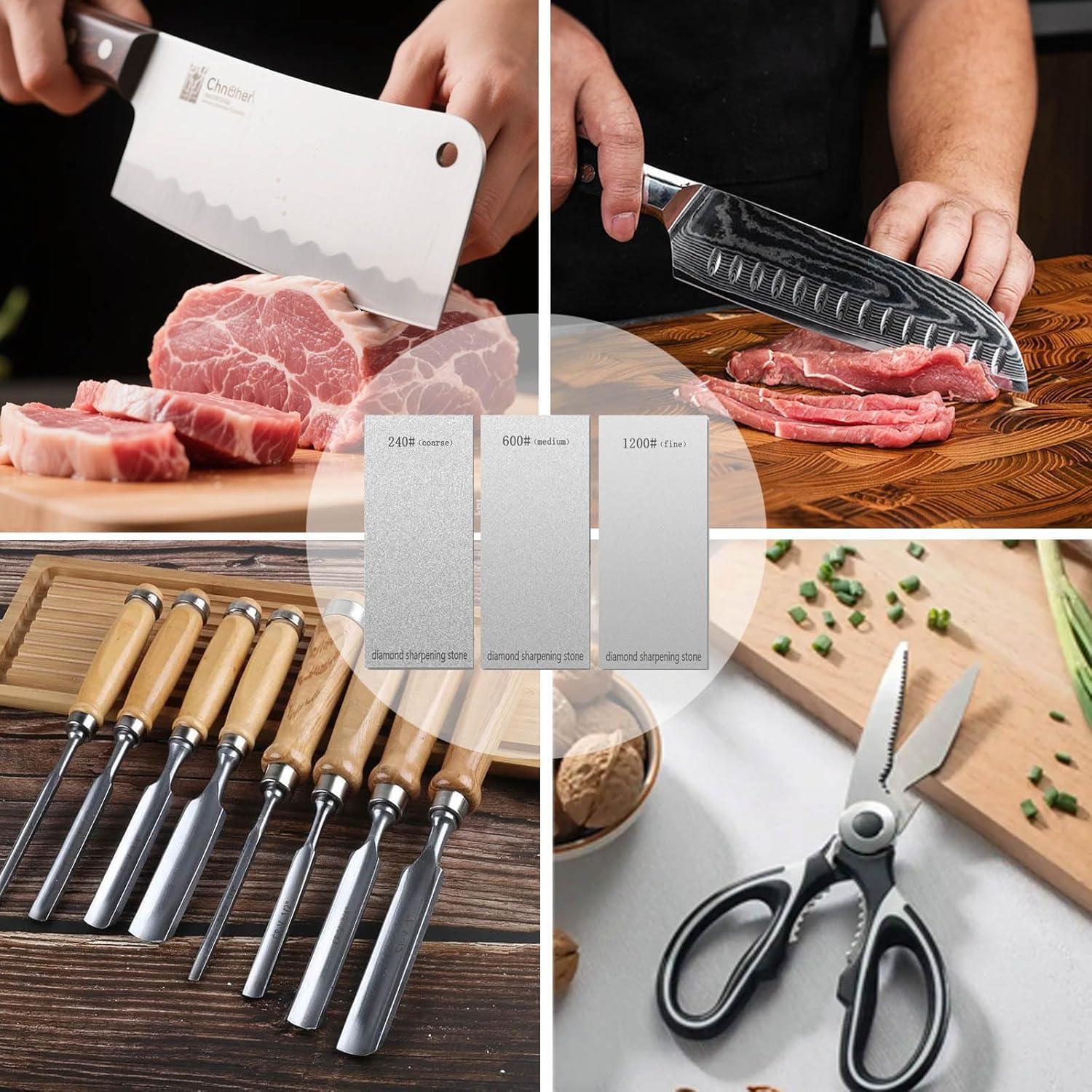 Set de 3 Piedras de Afilar de Diamante SUWAJUME 240/600/1200