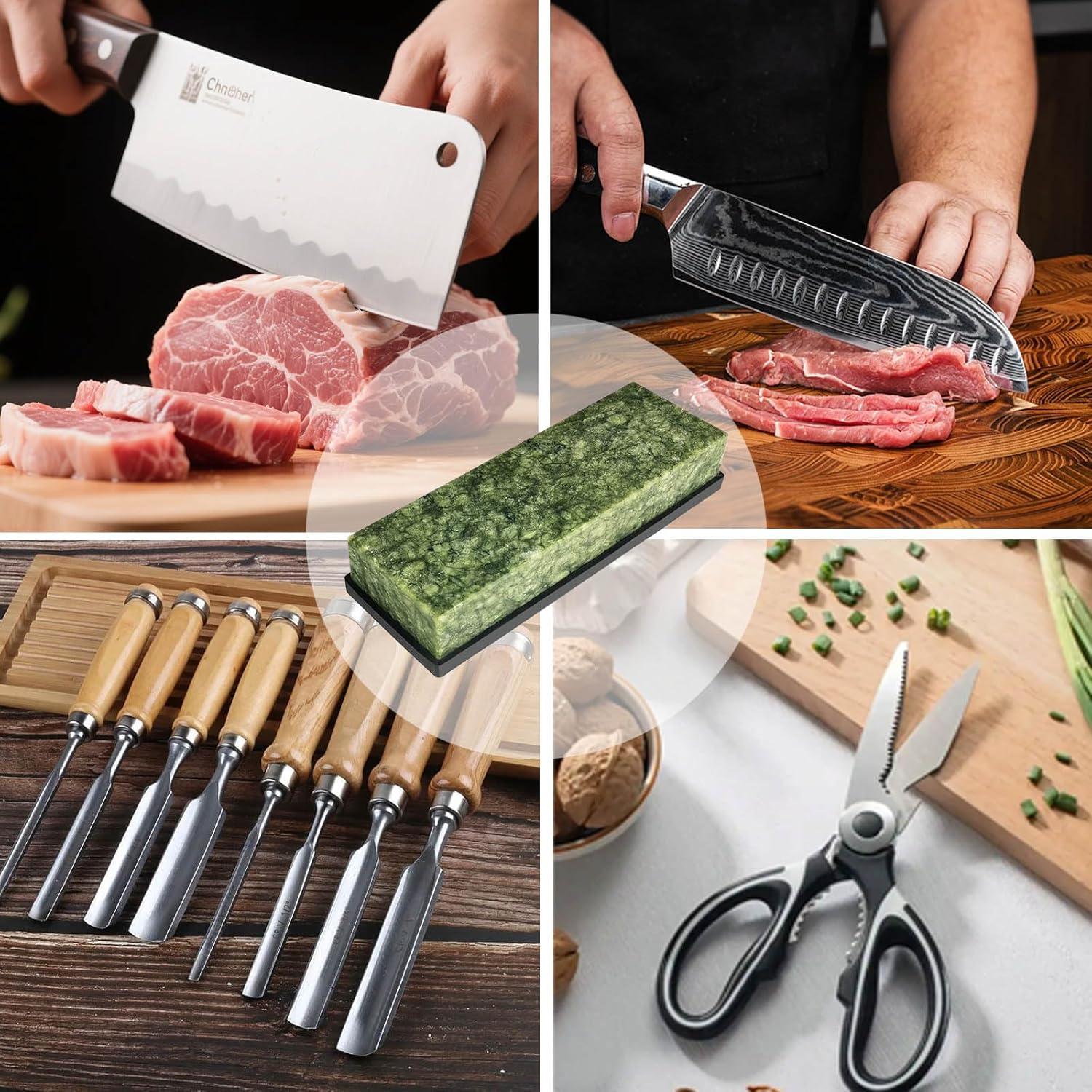 Piedra de Afilado SUWAJUME 10000 Grit Natural Verde 180x60x30mm