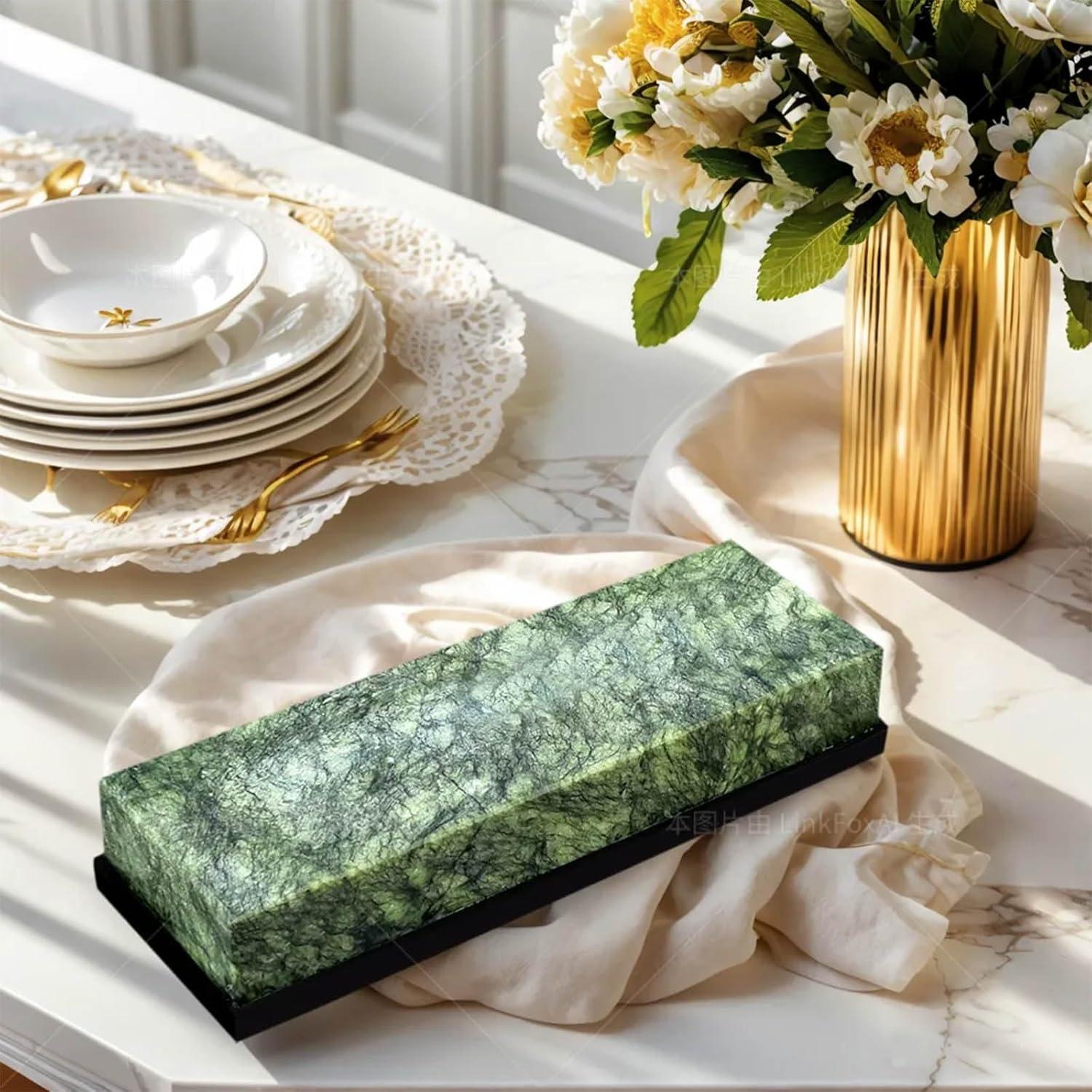 Piedra de Afilado SUWAJUME 10000 Grit Natural Verde 180x60x30mm