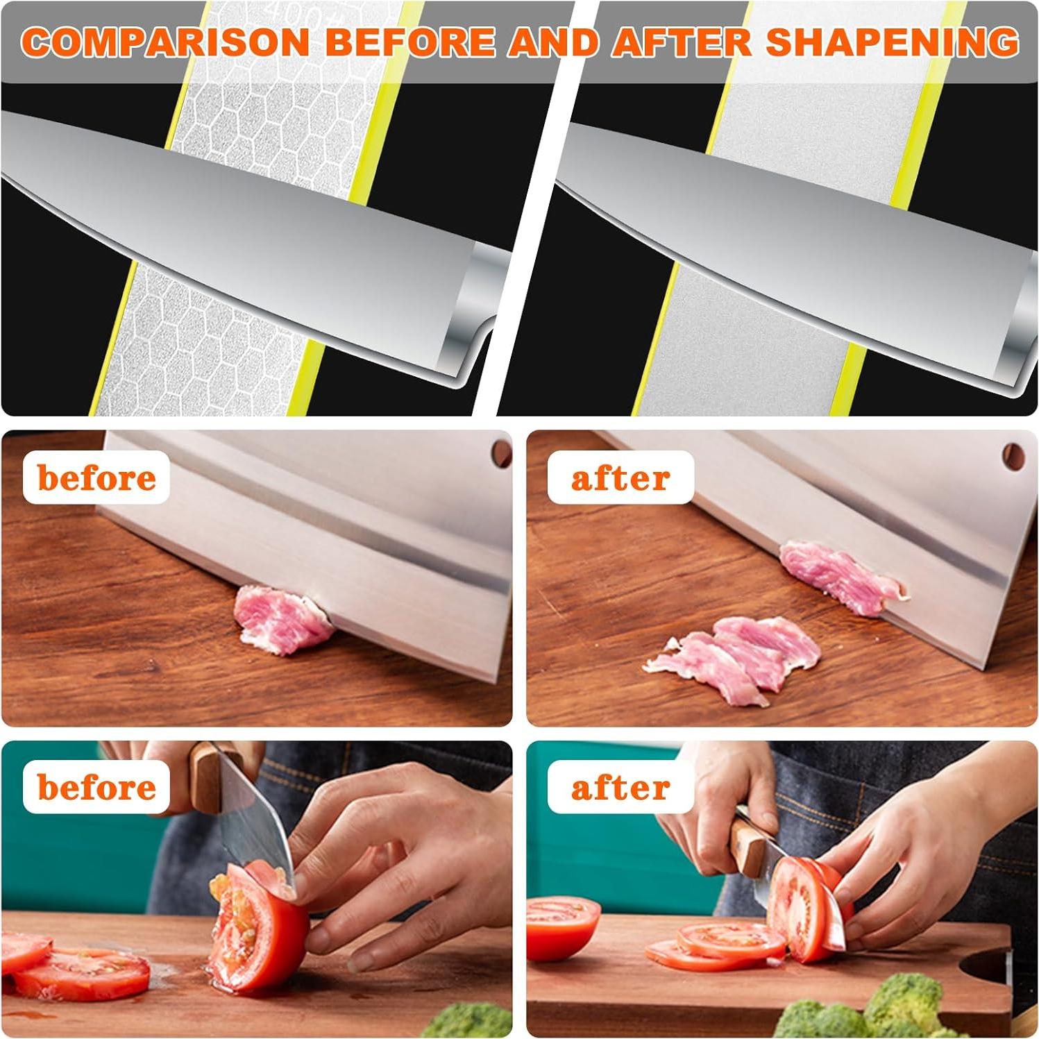 Piedra de Afilar de Diamante 5 en 1 Verde 400/1000 Grano