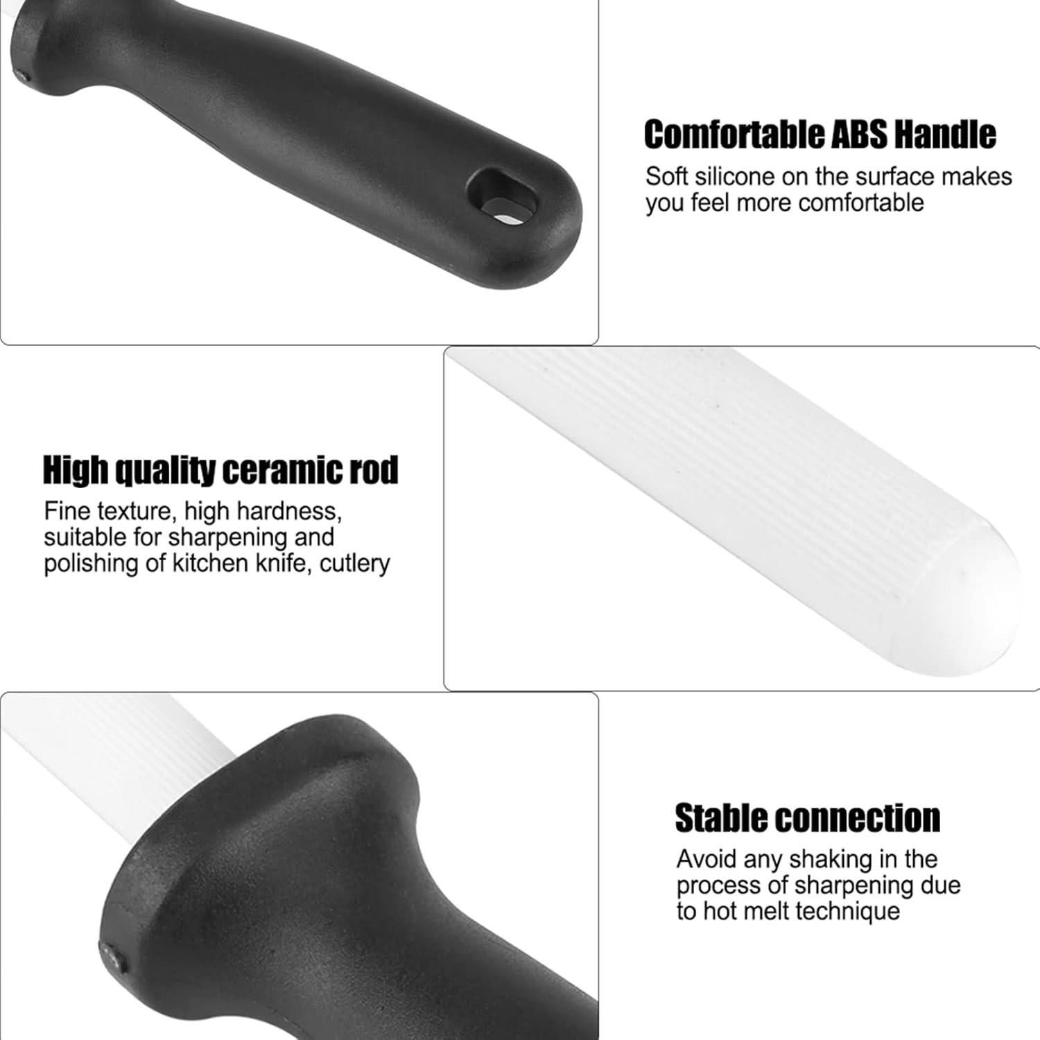 Afilador de Cuchillos Cerámico DEWIN 33cm Multifuncional