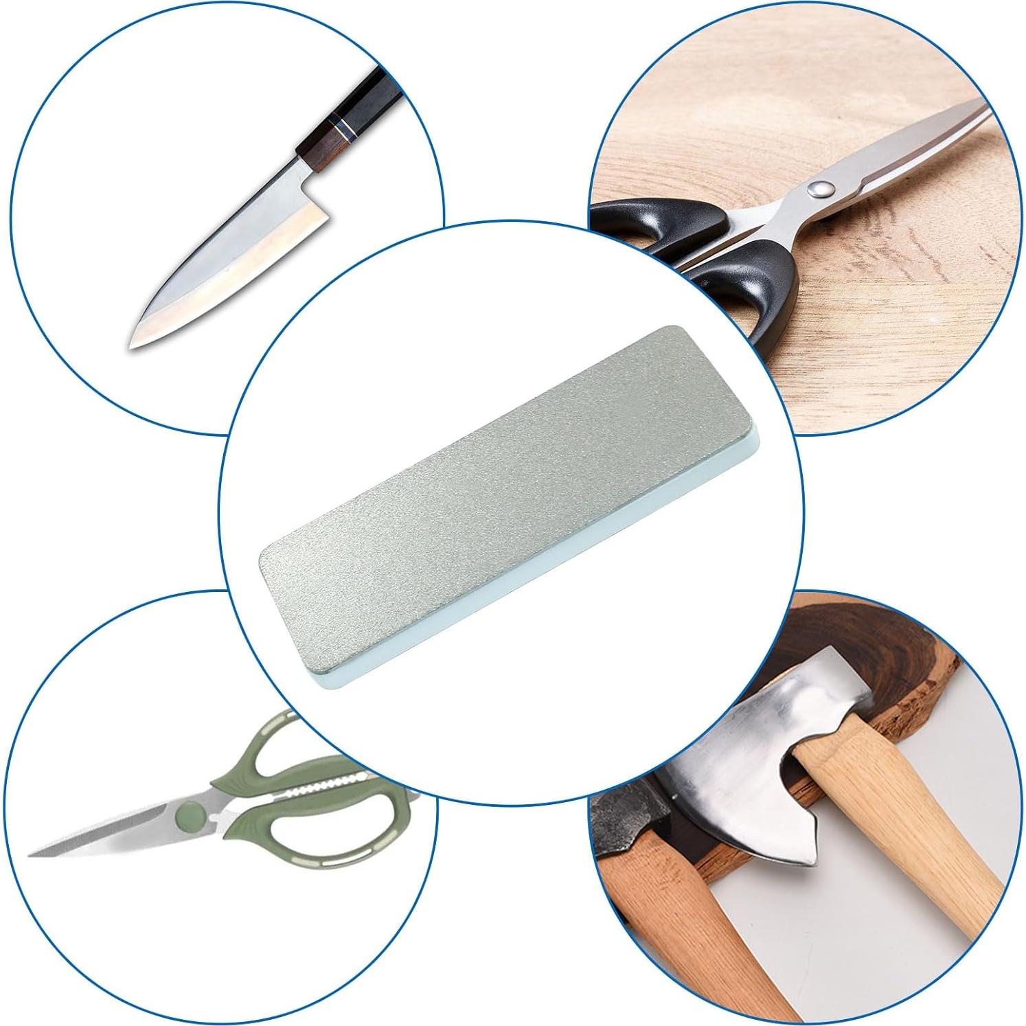 Afilador de Cuchillos Jiozermi Doble Cara 400/1000 Grano Portátil