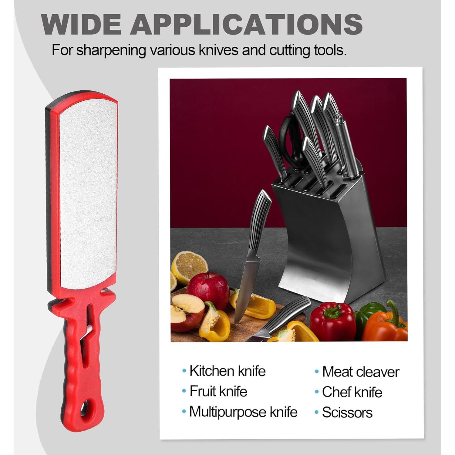 Piedra de Afilar de Diamante uxcell 400/1000 Grit 28.5cm