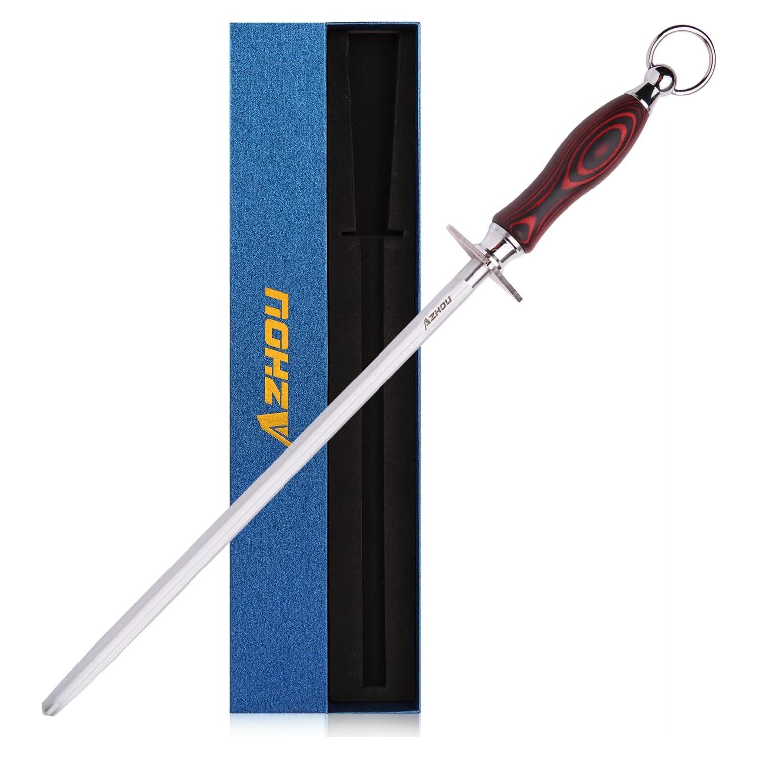 Varilla de Afilado Fina Azhou 30.48 cm Acero al Carbono