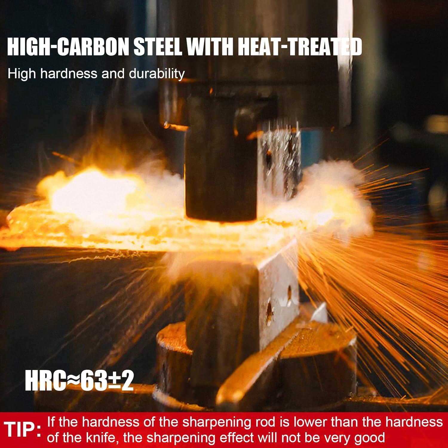 Varilla de Afilado Fina Azhou 30.48 cm Acero al Carbono