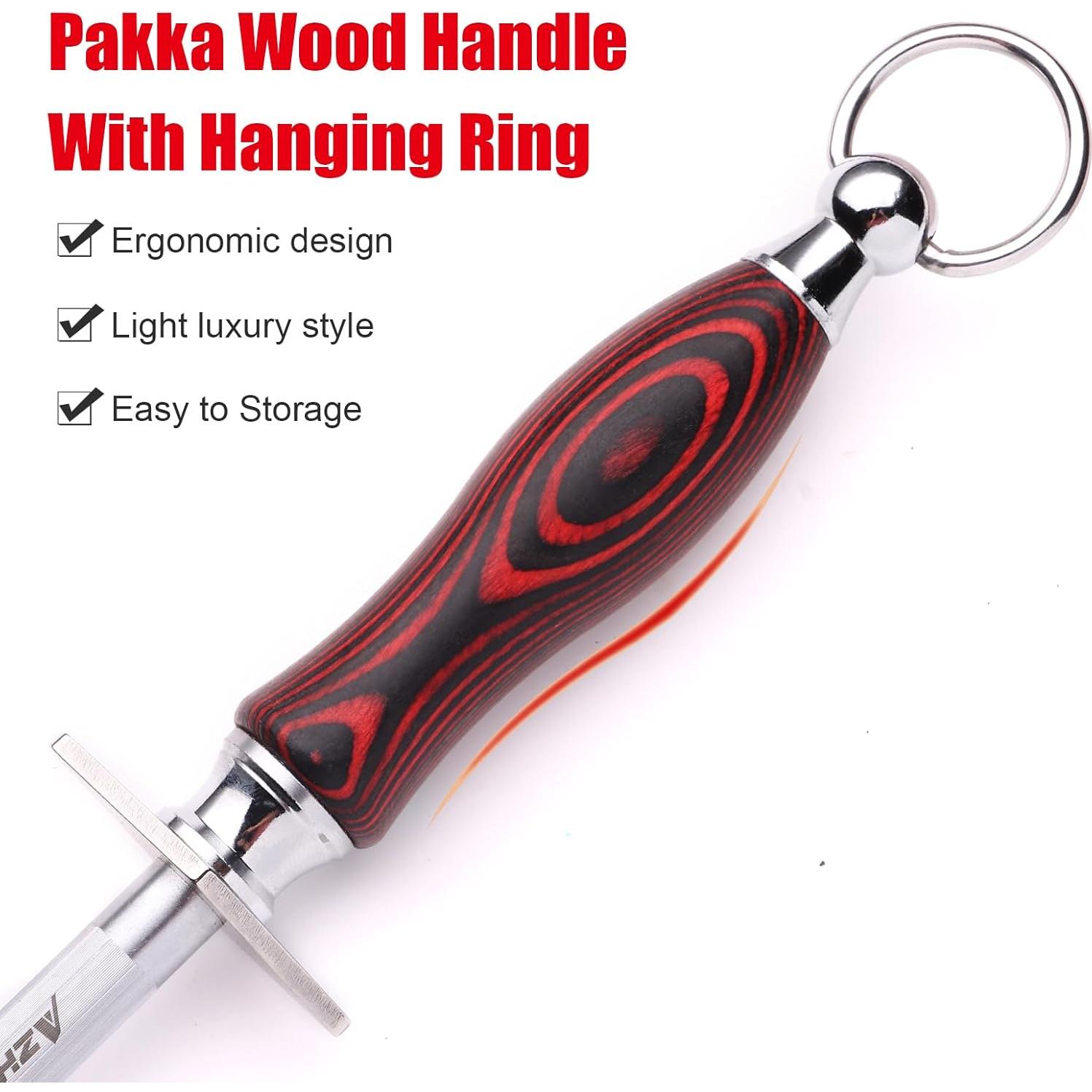 Varilla de Afilado Fina Azhou 30.48 cm Acero al Carbono