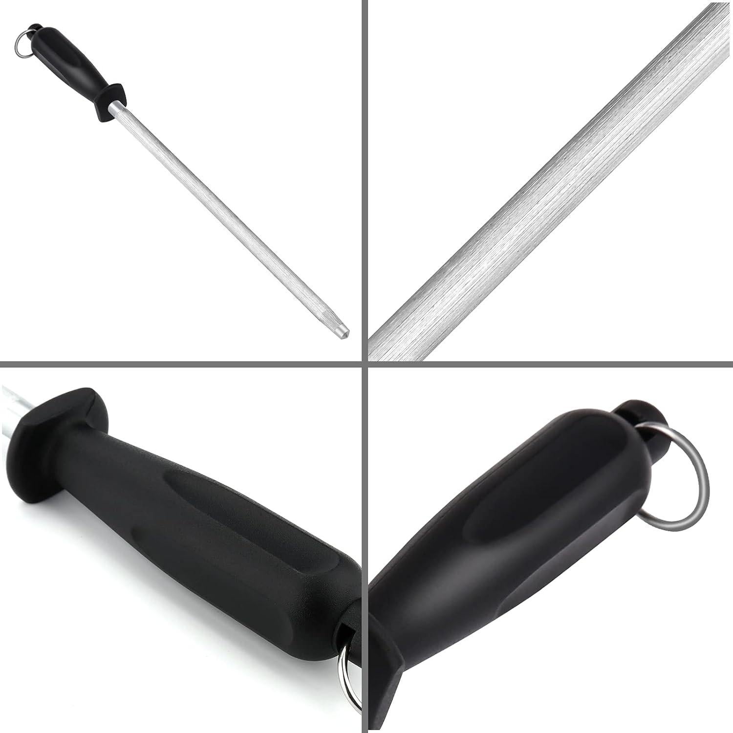 Varilla de Afilado de Cuchillos AcoWELL 30.48 cm Acero al Carbono