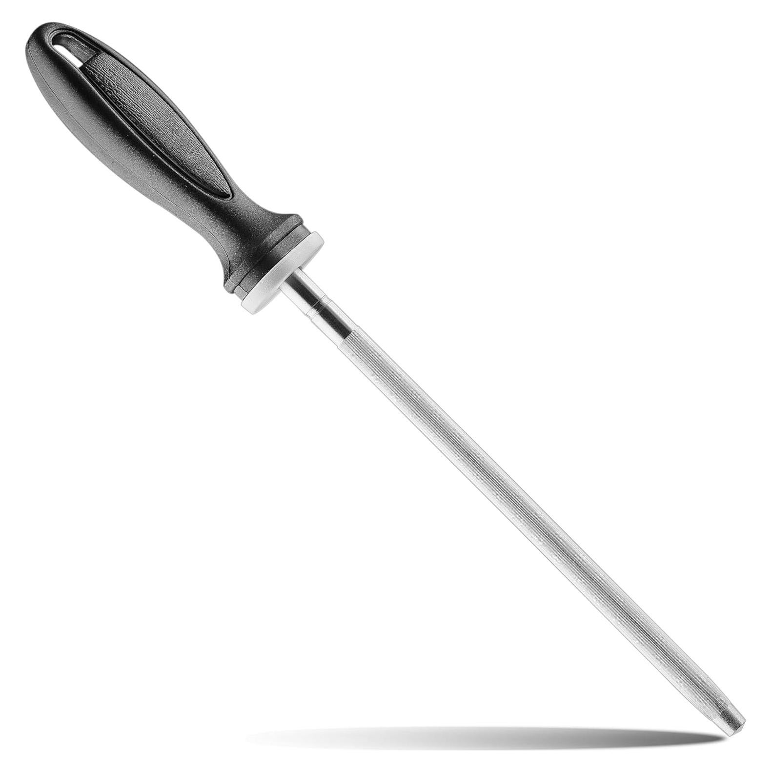 Afilador de cuchillos Little Cook 30 cm acero inoxidable negro