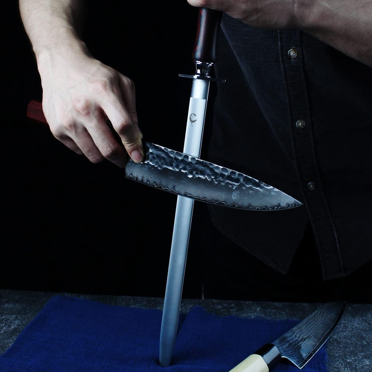 Afilador de Cuchillos HIDAMOS 30.48 cm Acero al Carbono