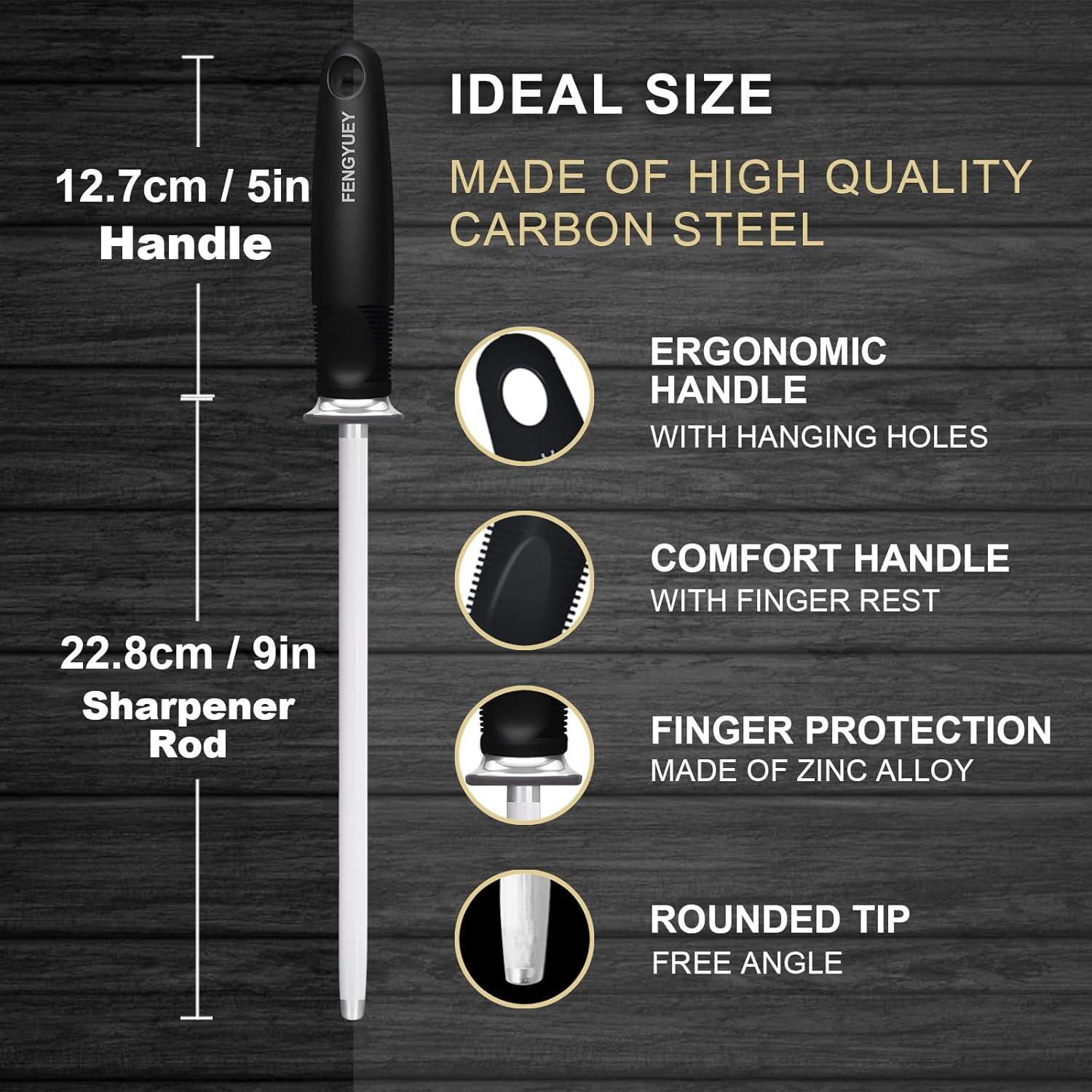 Varilla Afiladora FENGYUEY 35.56 cm Acero Carbono Profesional