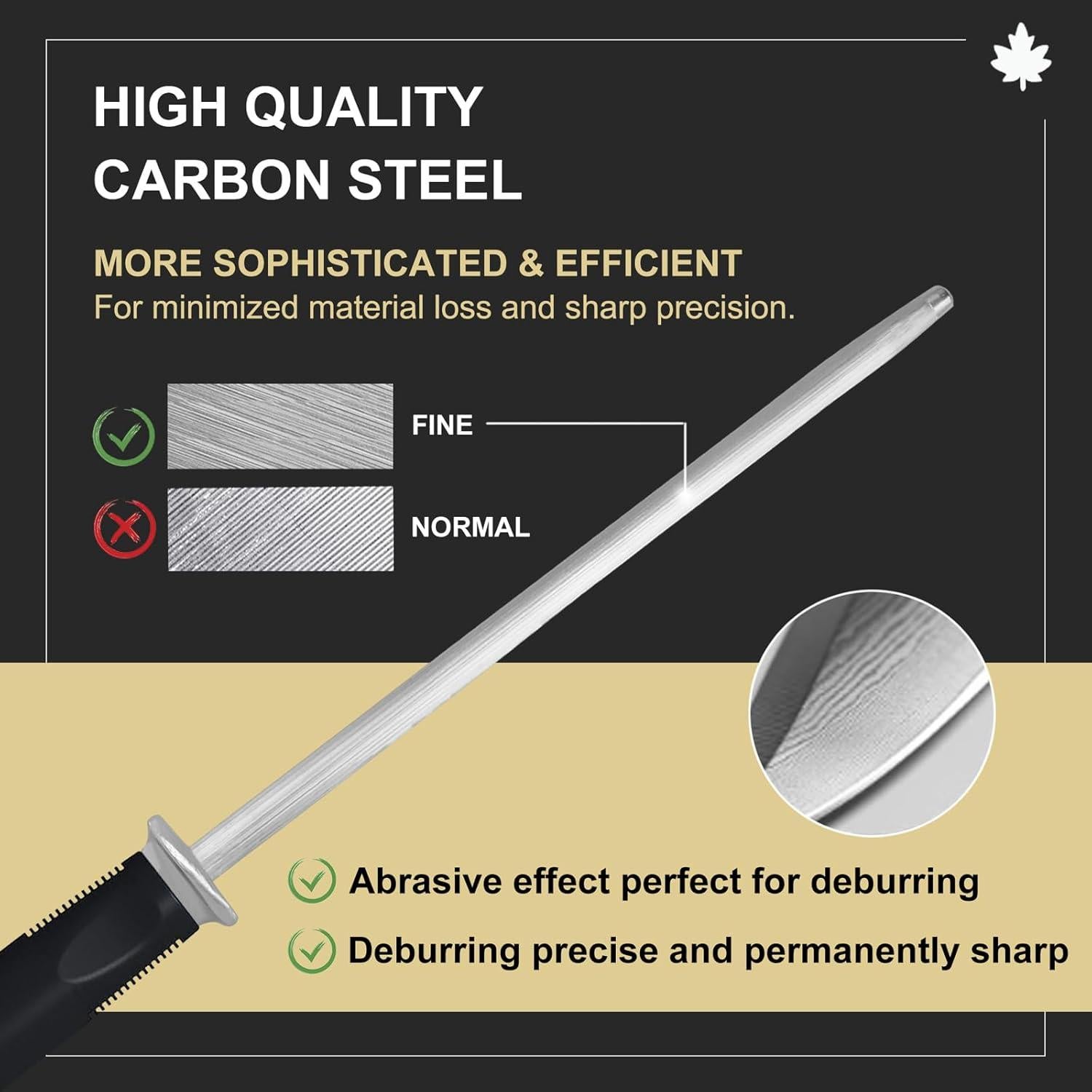 Varilla Afiladora FENGYUEY 35.56 cm Acero Carbono Profesional