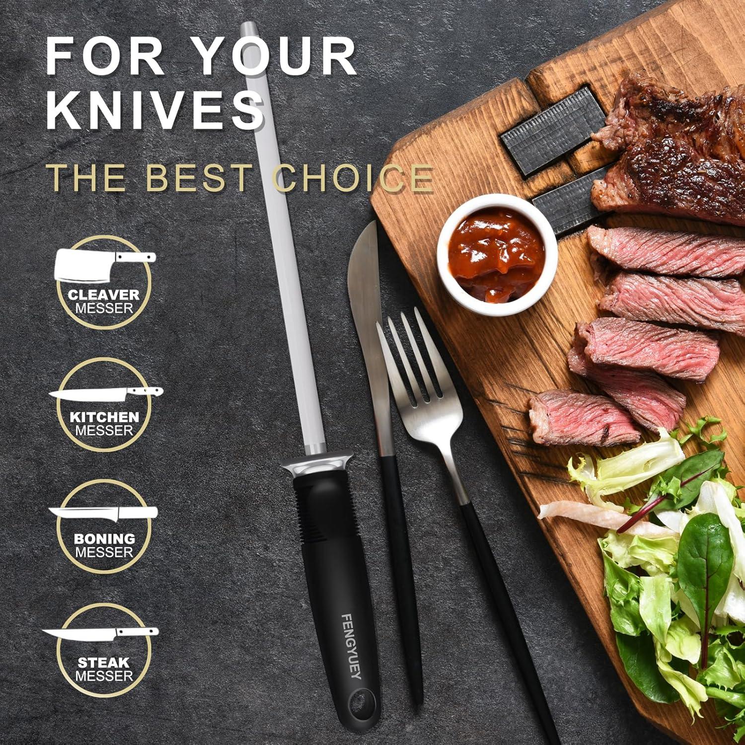 Varilla Afiladora FENGYUEY 35.56 cm Acero Carbono Profesional