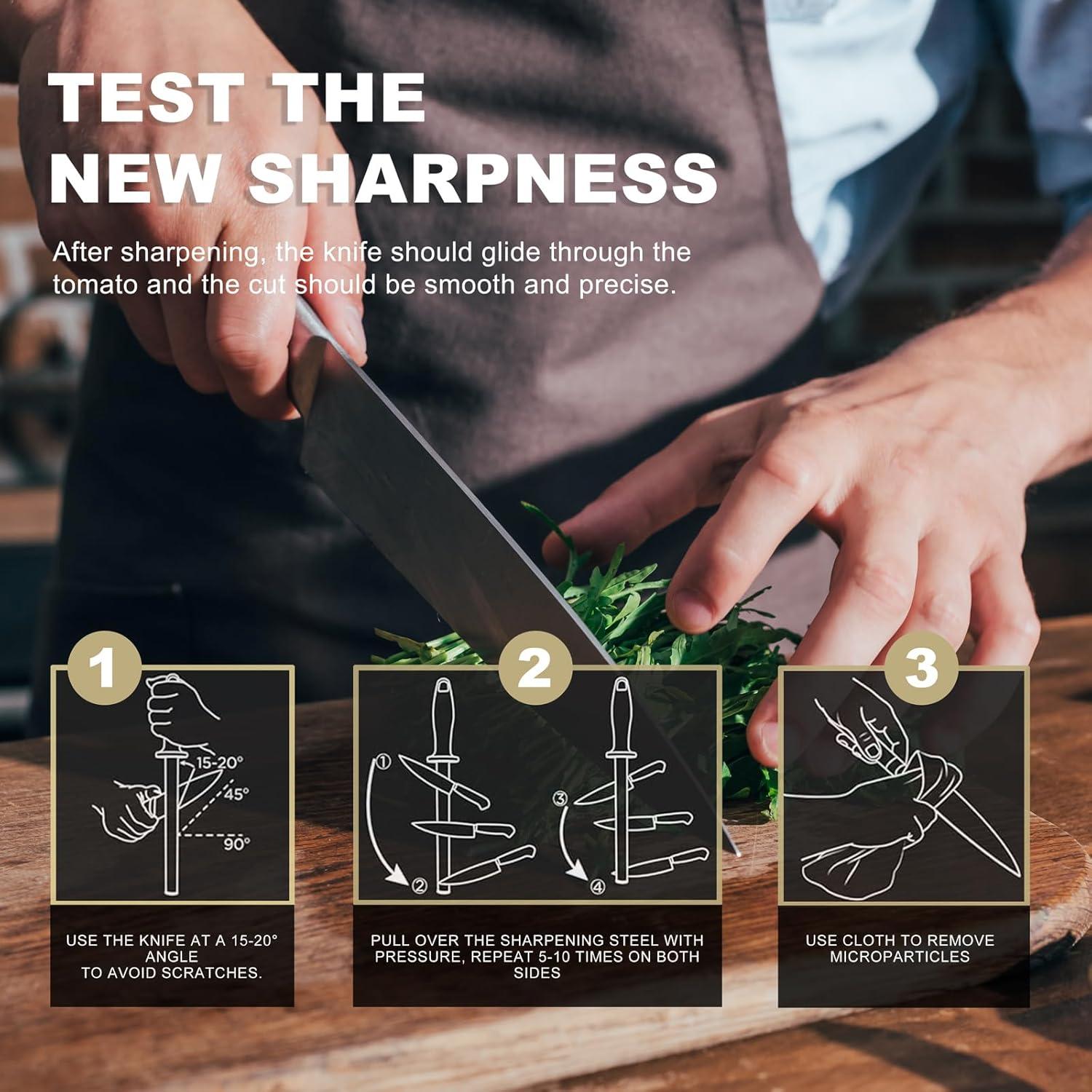 Varilla Afiladora FENGYUEY 35.56 cm Acero Carbono Profesional