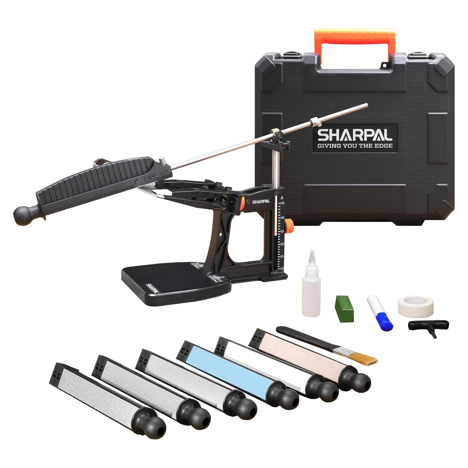 Afilador de Cuchillos SHARPAL 202H con 7 Placas Abrasivas