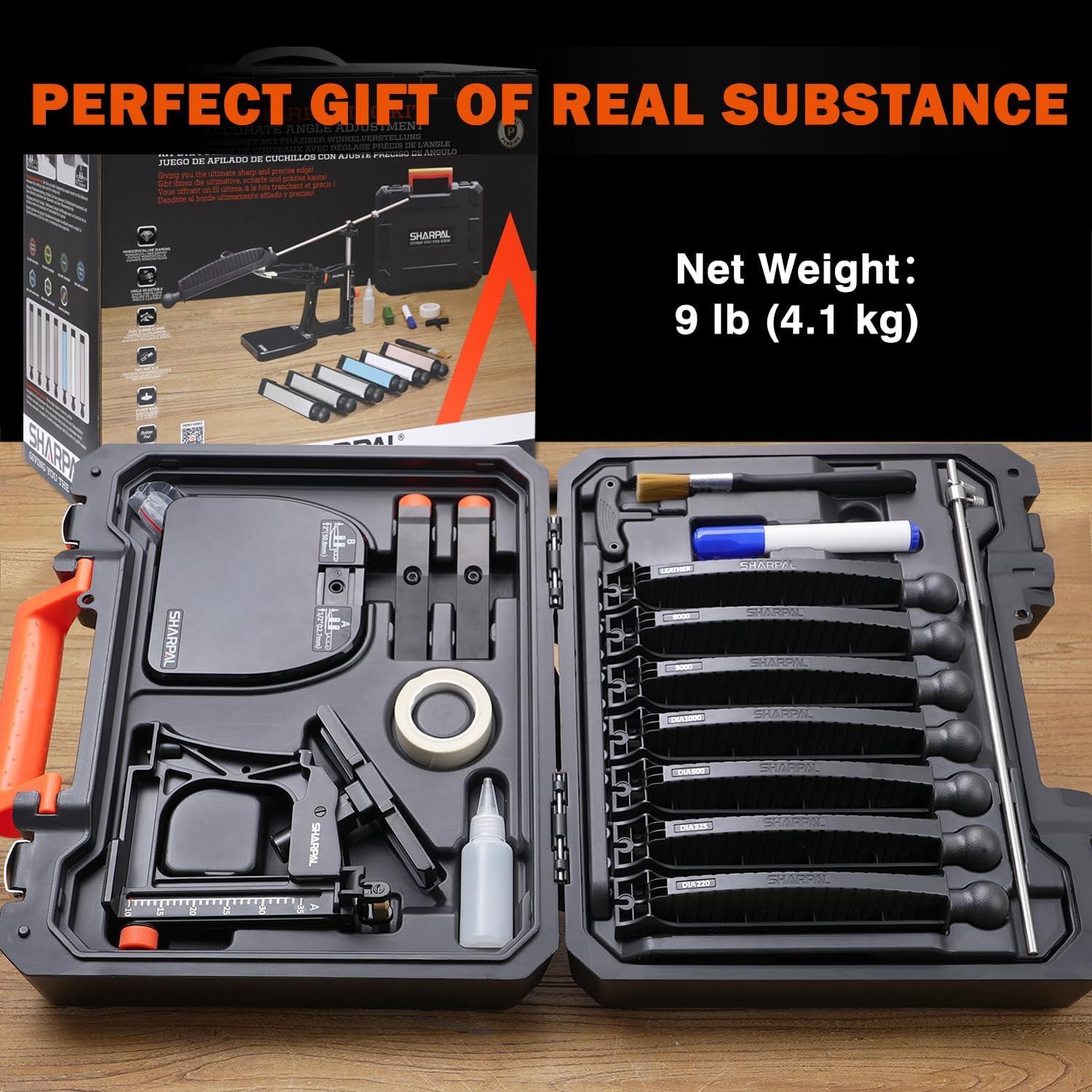 Afilador de Cuchillos SHARPAL 202H con 7 Placas Abrasivas