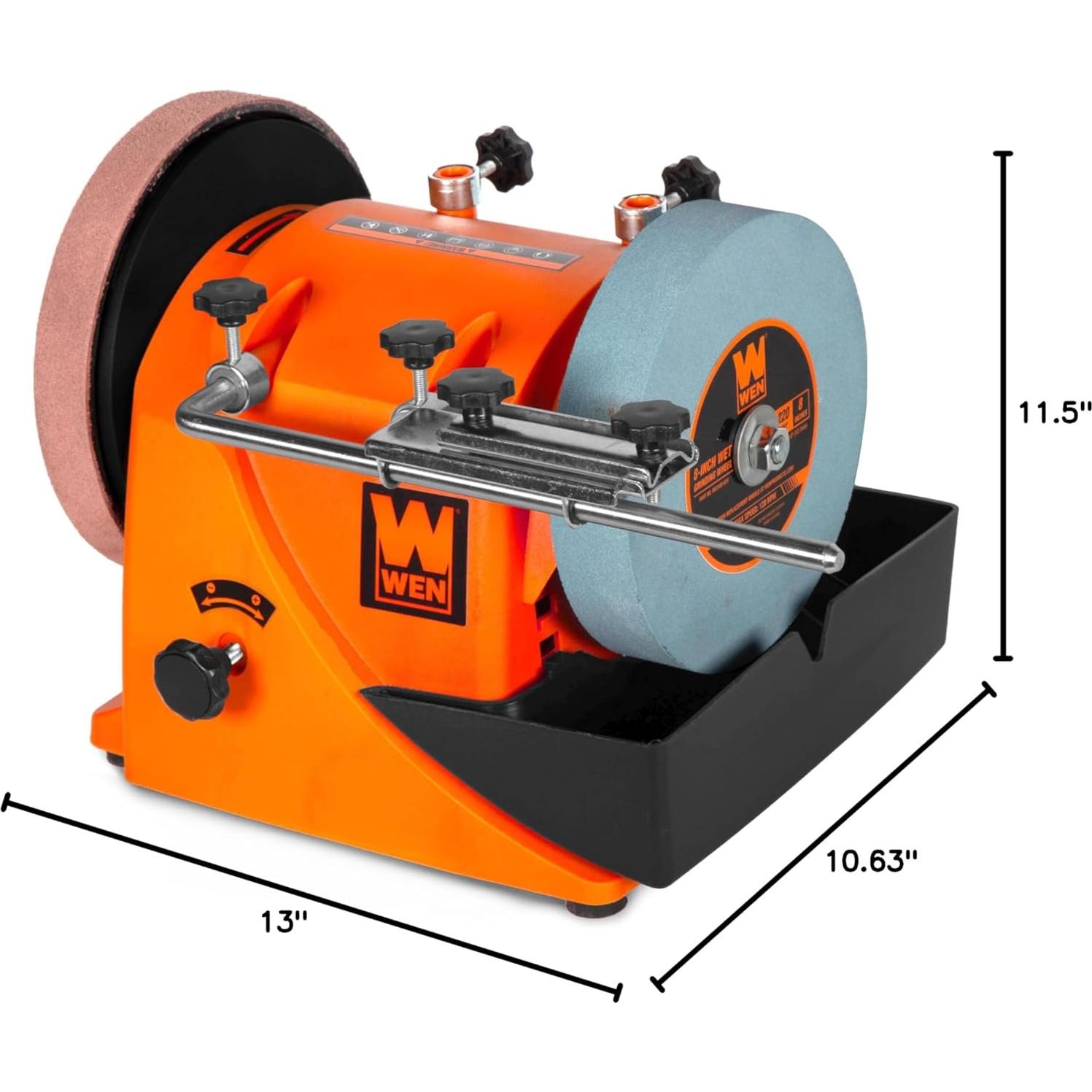 Afilador Húmedo/Seco WEN BG4108 8 Pulgadas 220 Grano