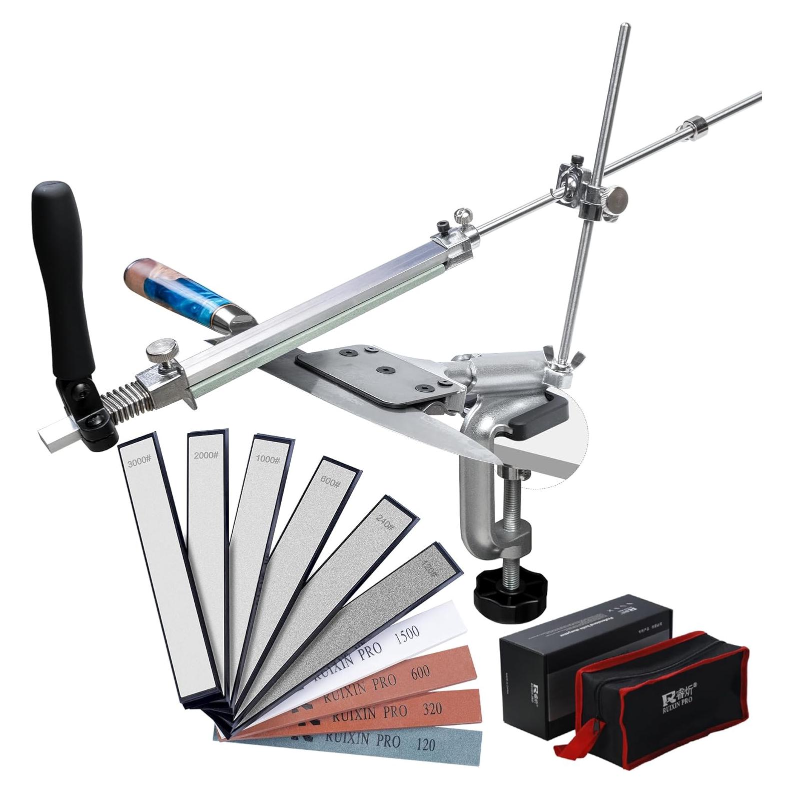 Kit de Afilado de Cuchillos CWOVRS RX-008 con 10 Piedras