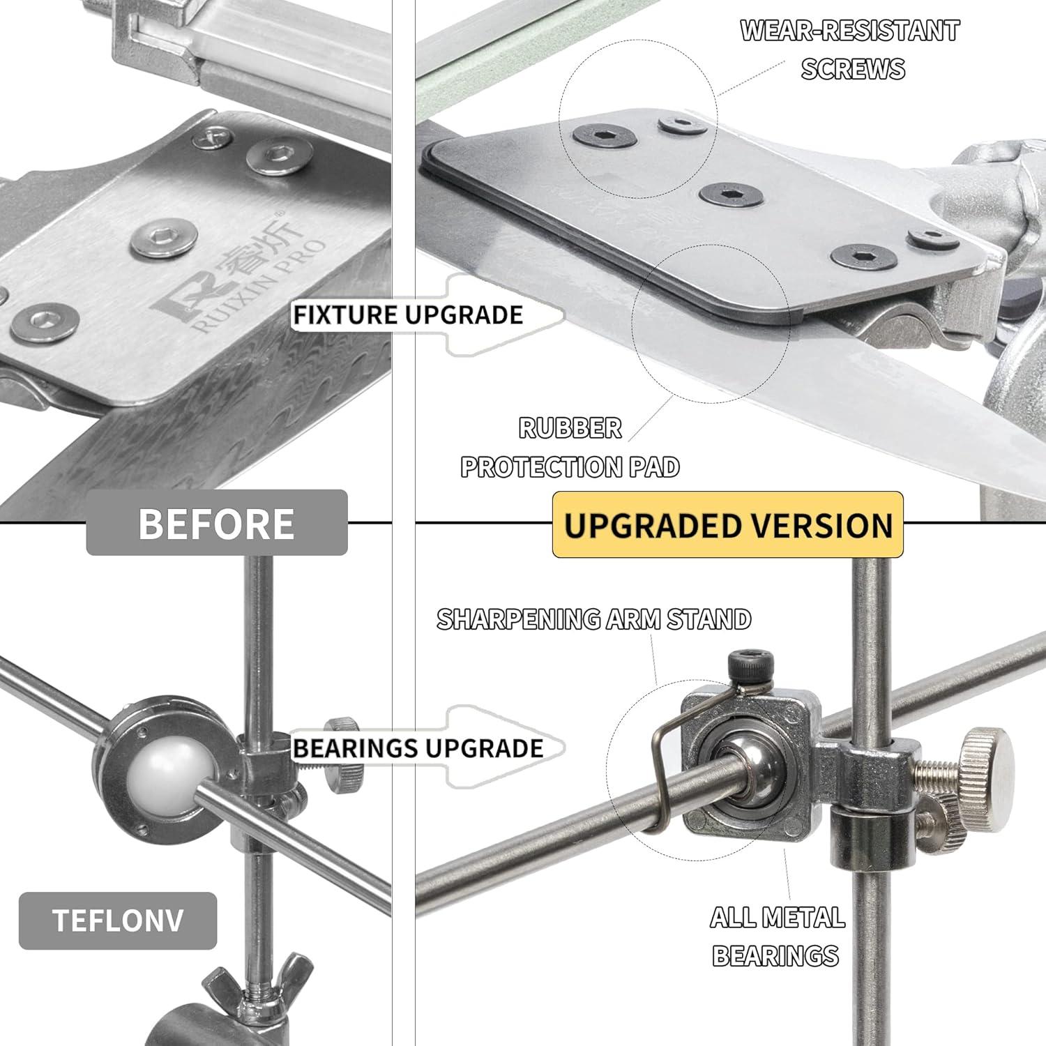 Kit de Afilado de Cuchillos CWOVRS RX-008 con 10 Piedras
