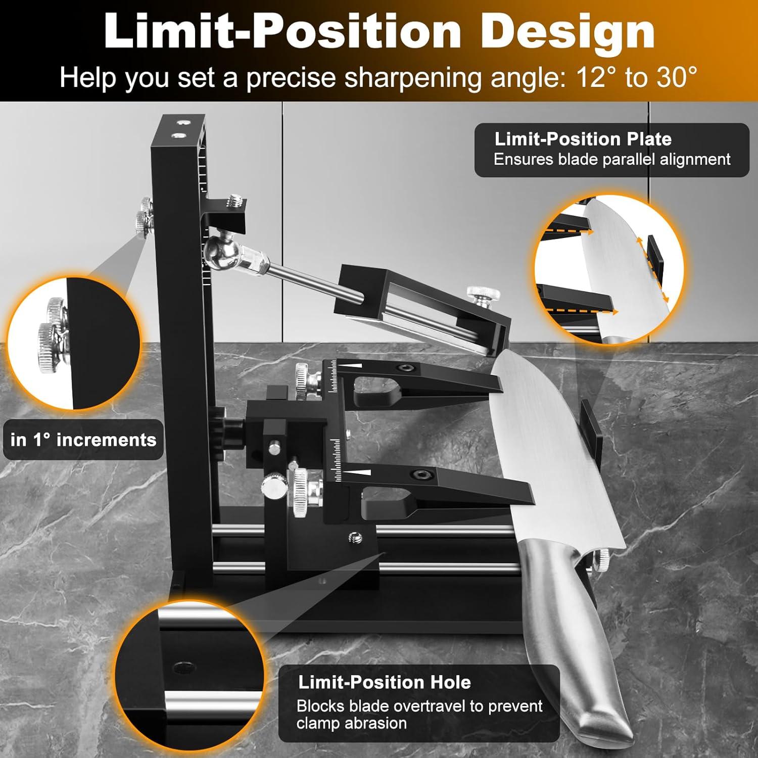 Afilador de Cuchillos Profesional Gohelper con Placas de Diamante
