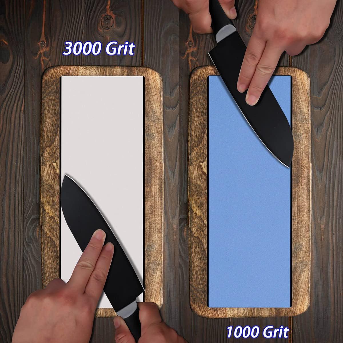 Kit de Afilador de Piedra de Agua BVCASA 1000/3000 Grano