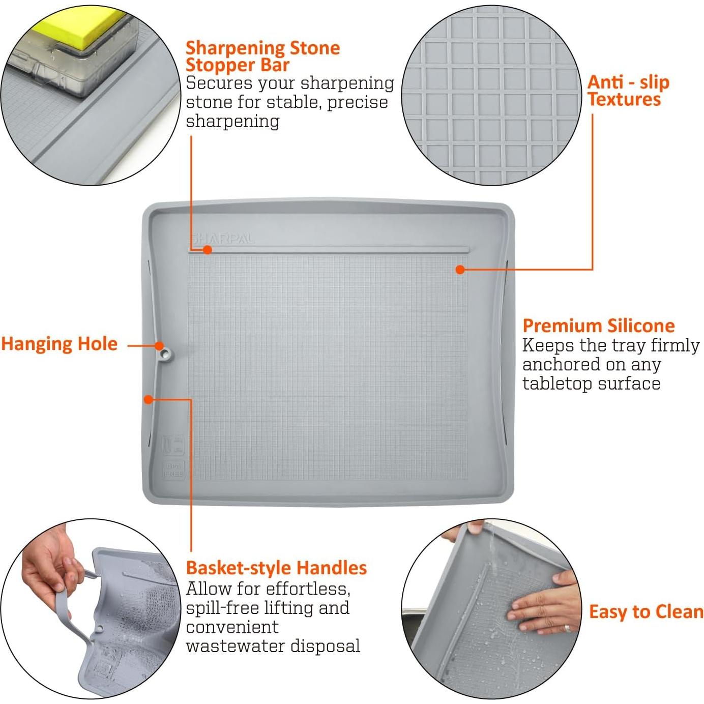 Bandeja de Afilado de Silicona SHARPAL 149H 430x360mm