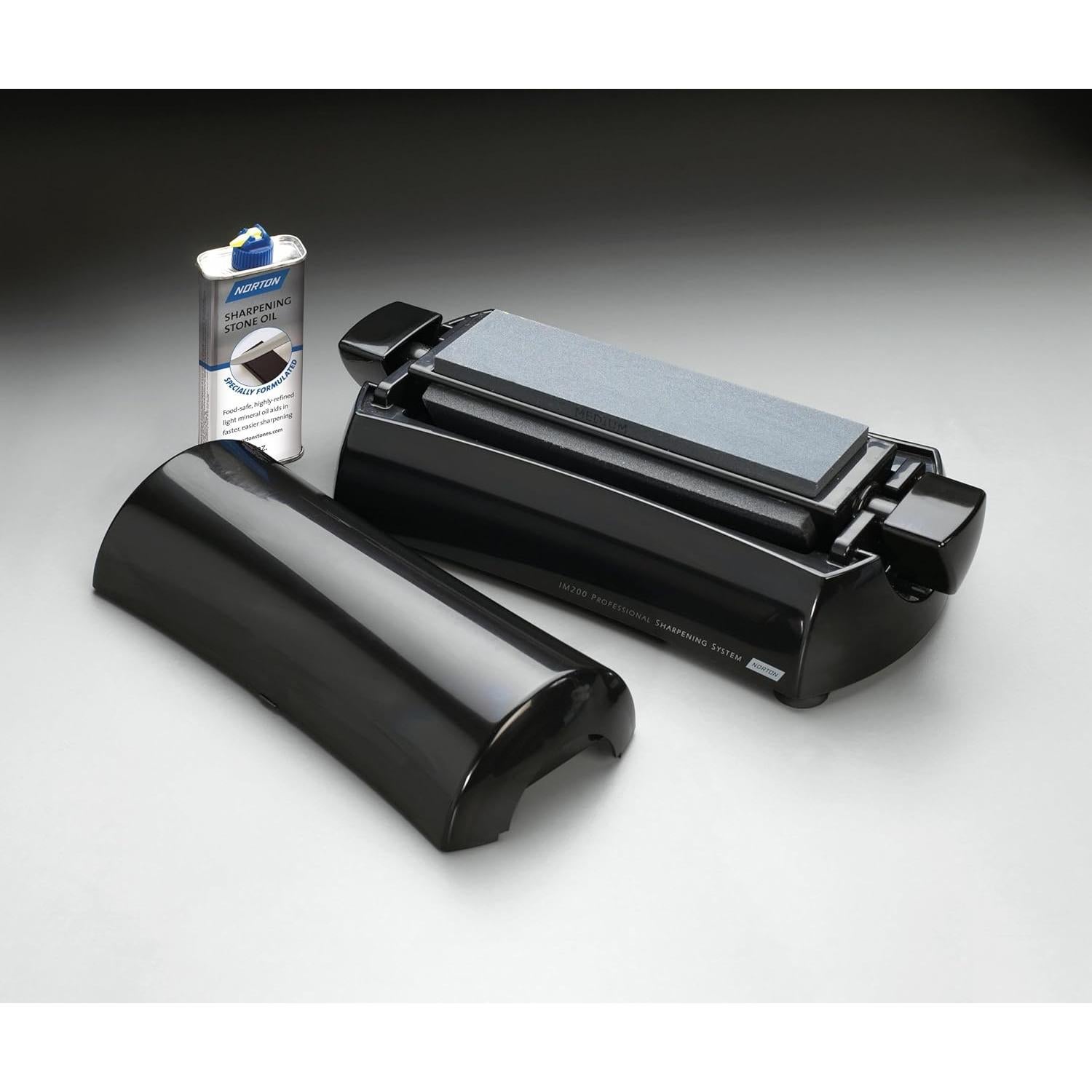 Kit de Afilado Norton IM200 con 3 Piedras y Aceite