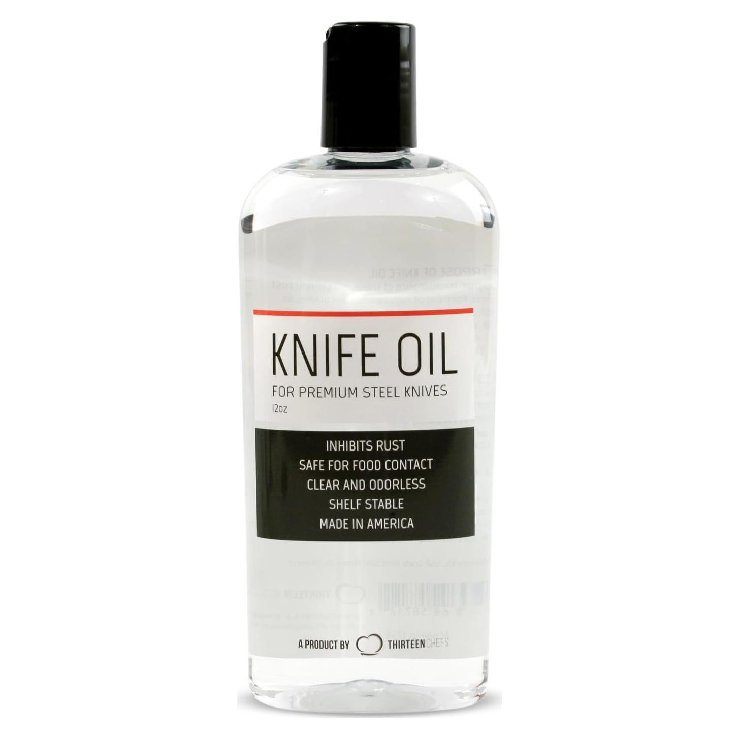 Aceite de Afilado para Cuchillos Trece Chefs 340g - Seguro para Alimentos