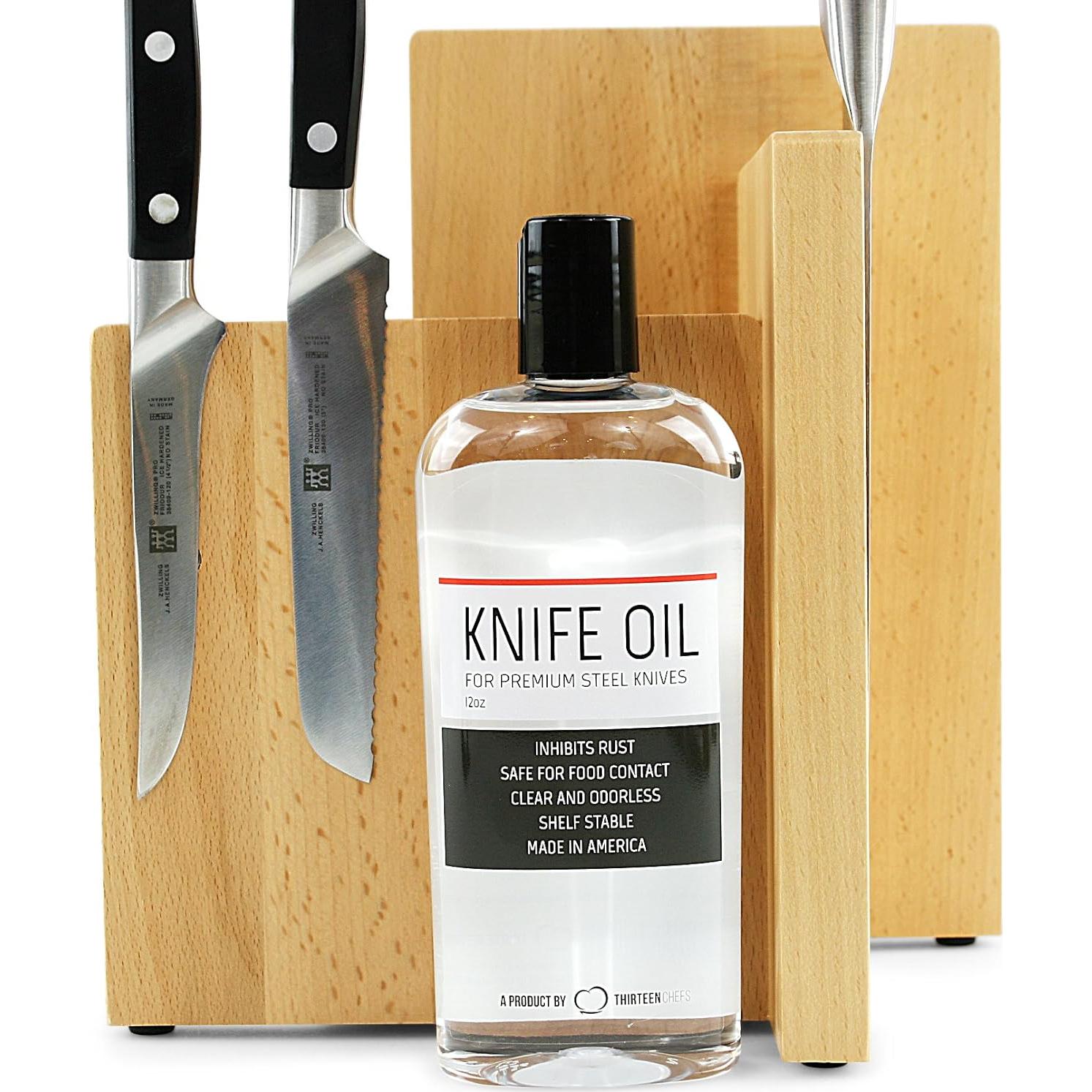 Aceite de Afilado para Cuchillos Trece Chefs 340g - Seguro para Alimentos