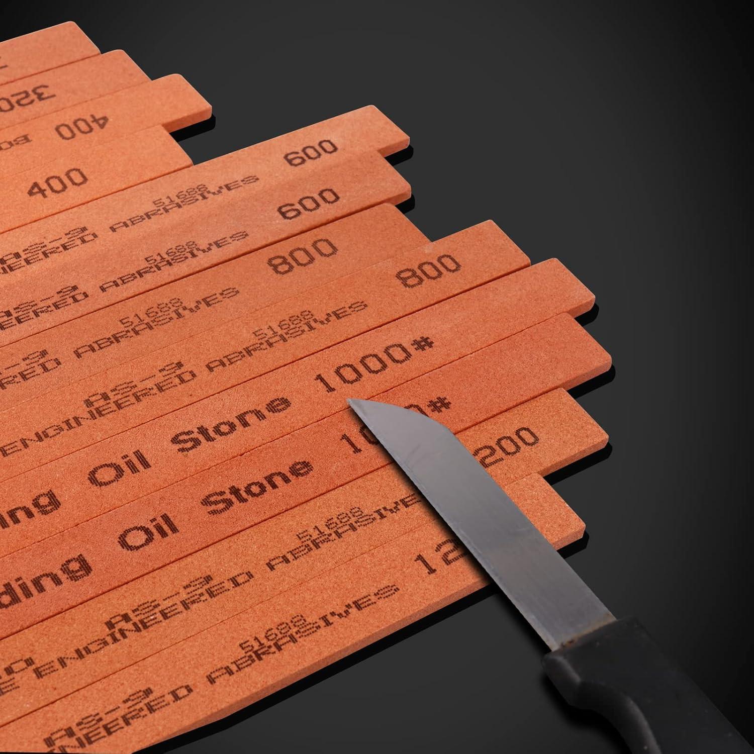 Juego de 12 Piedras de Afilado Corindón Blanco CBRIGHT