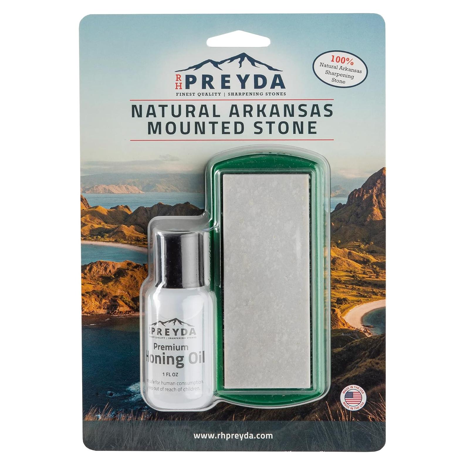 Piedra de Afilado Natural Arkansas RH Preyda 10.16x4.13cm