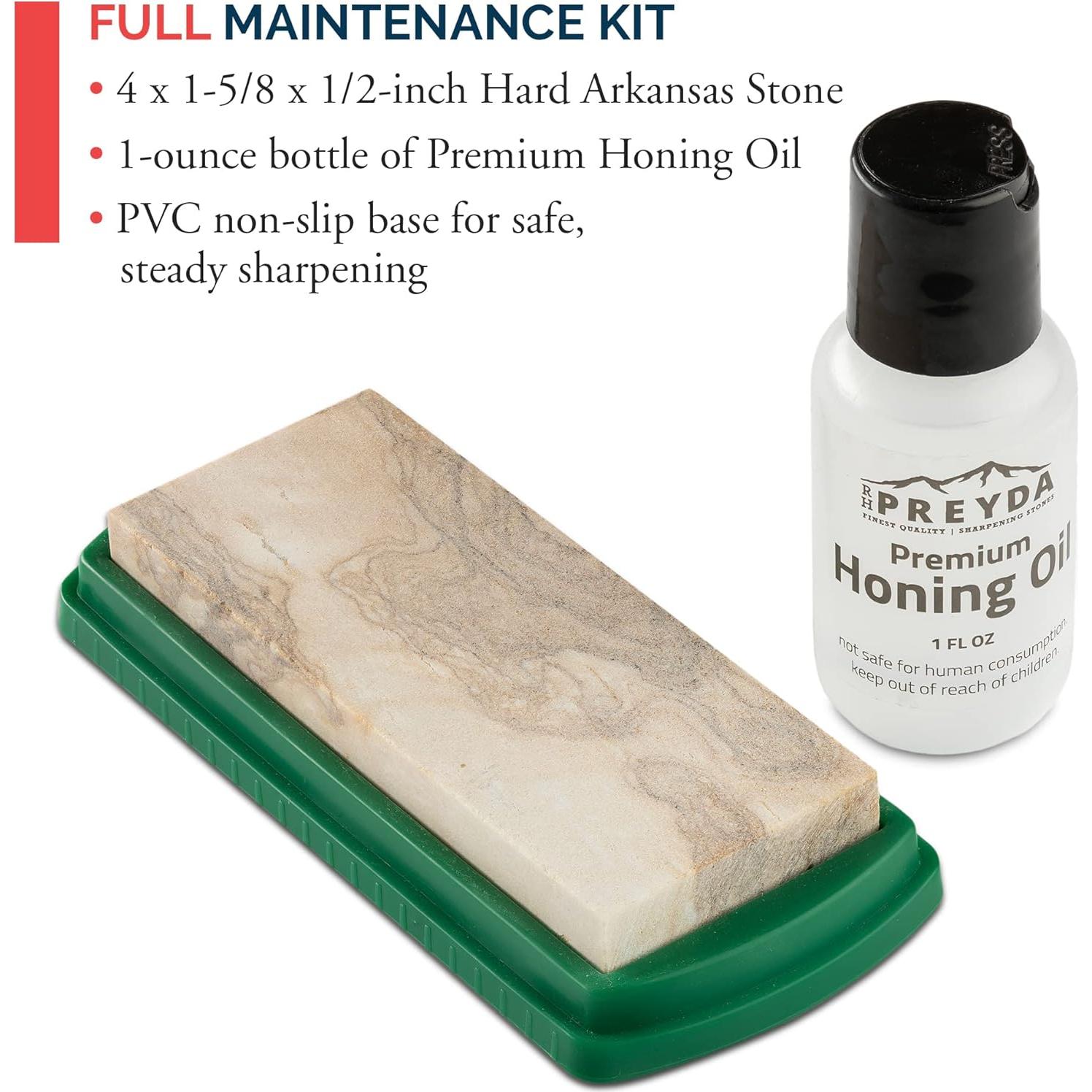 Piedra de Afilado Natural Arkansas RH Preyda 10.16x4.13cm