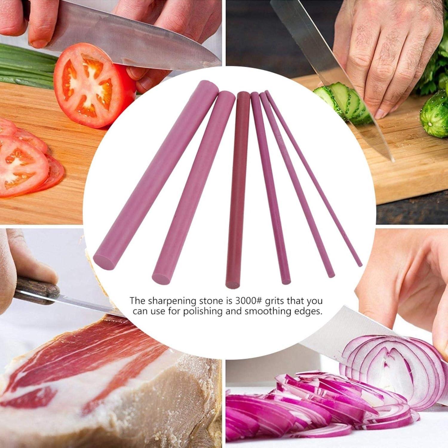 Piedras de Afilado TOPINCN 3000 Granos 6 Piezas
