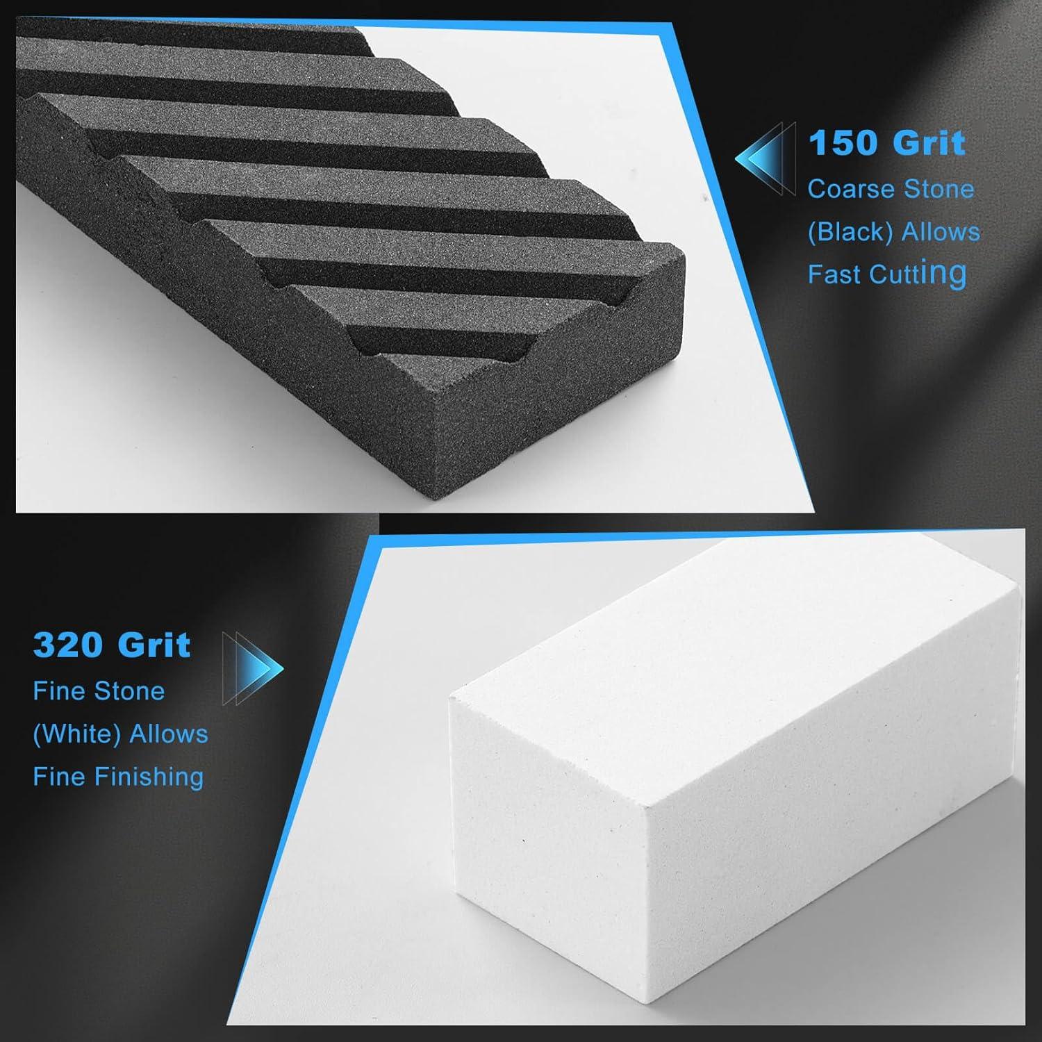 Conjunto de piedras de afilar Angerstone grano grueso y fino